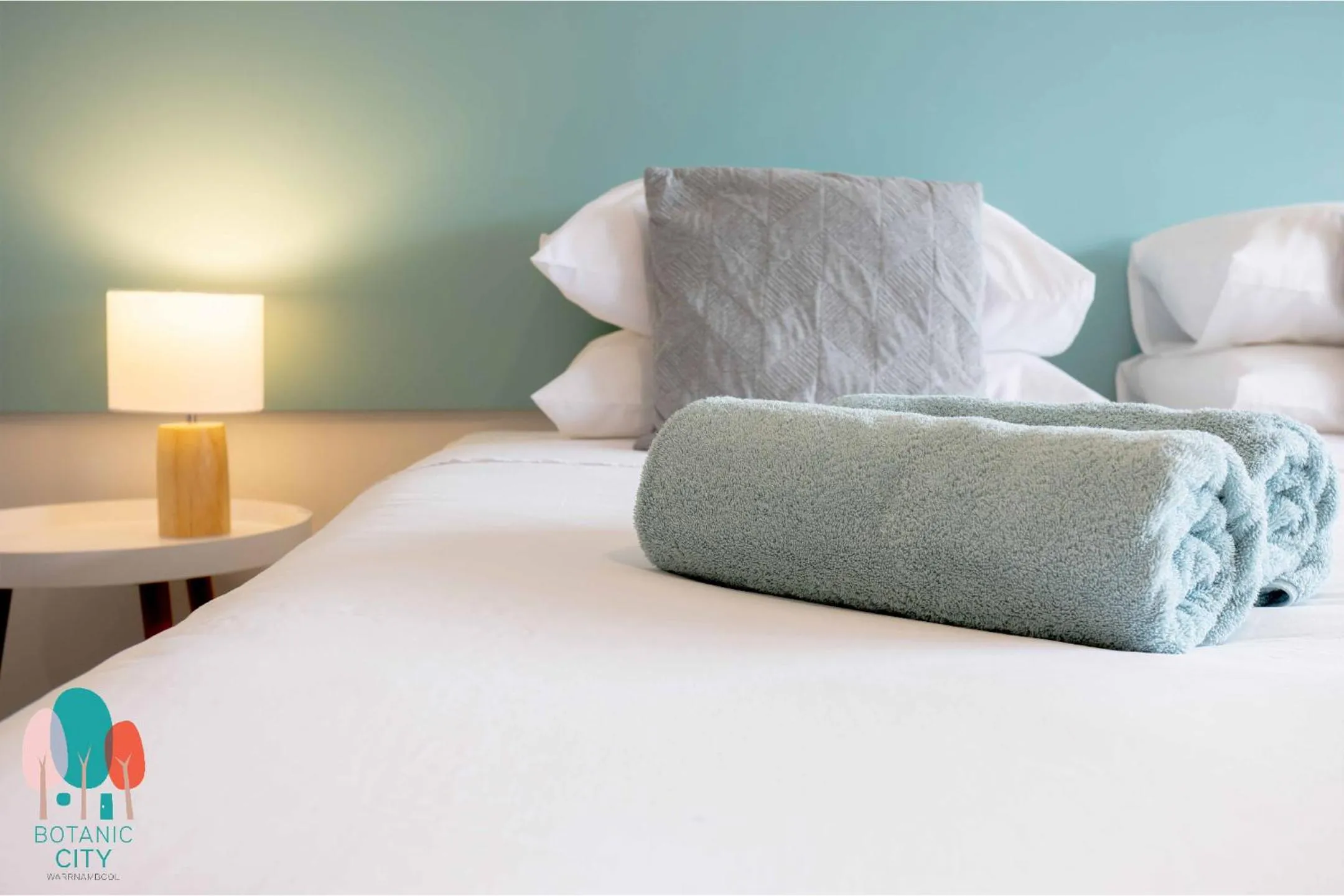 Bed in Botanic City Apartments