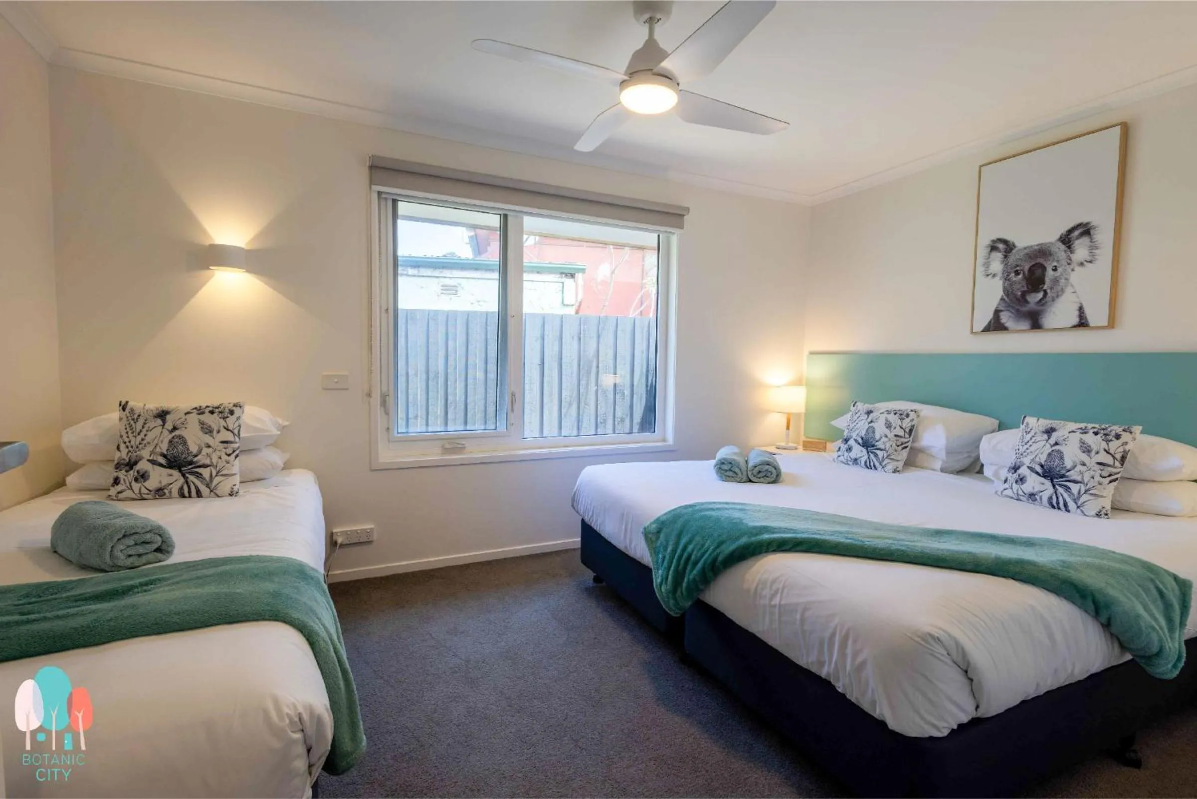 Bed in Botanic City Apartments