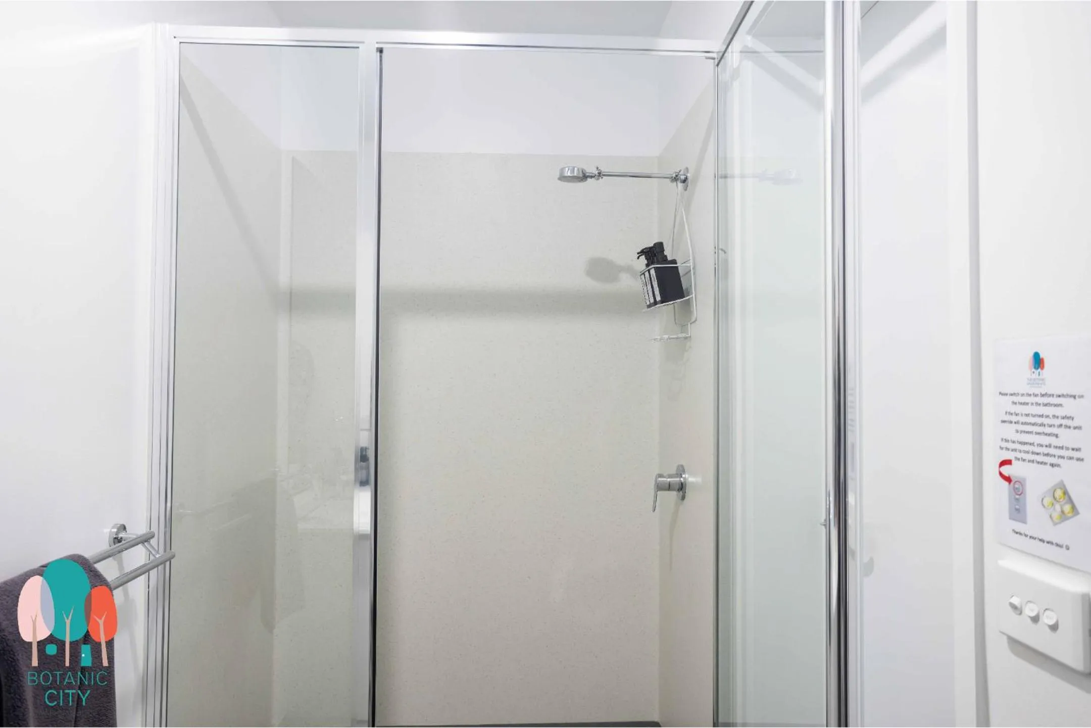 Shower in Botanic City Apartments
