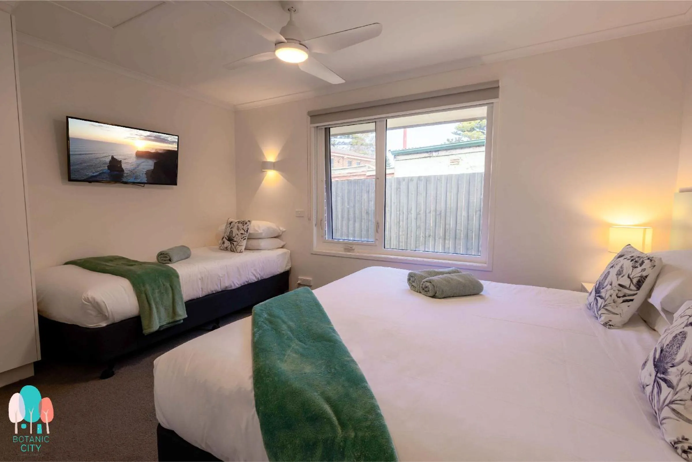 Bed in Botanic City Apartments