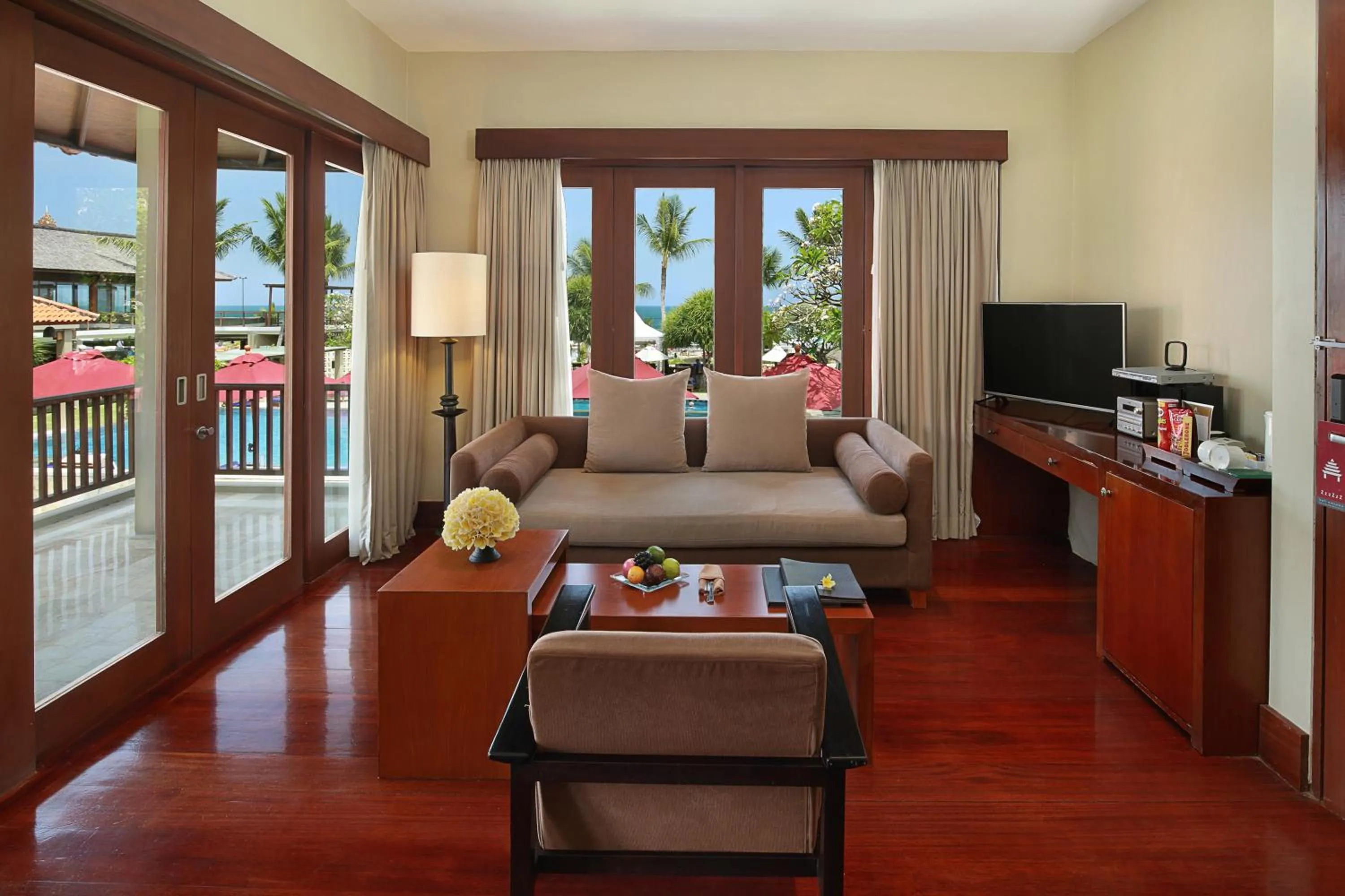 Balcony/Terrace in Bali Niksoma Boutique Beach Resort