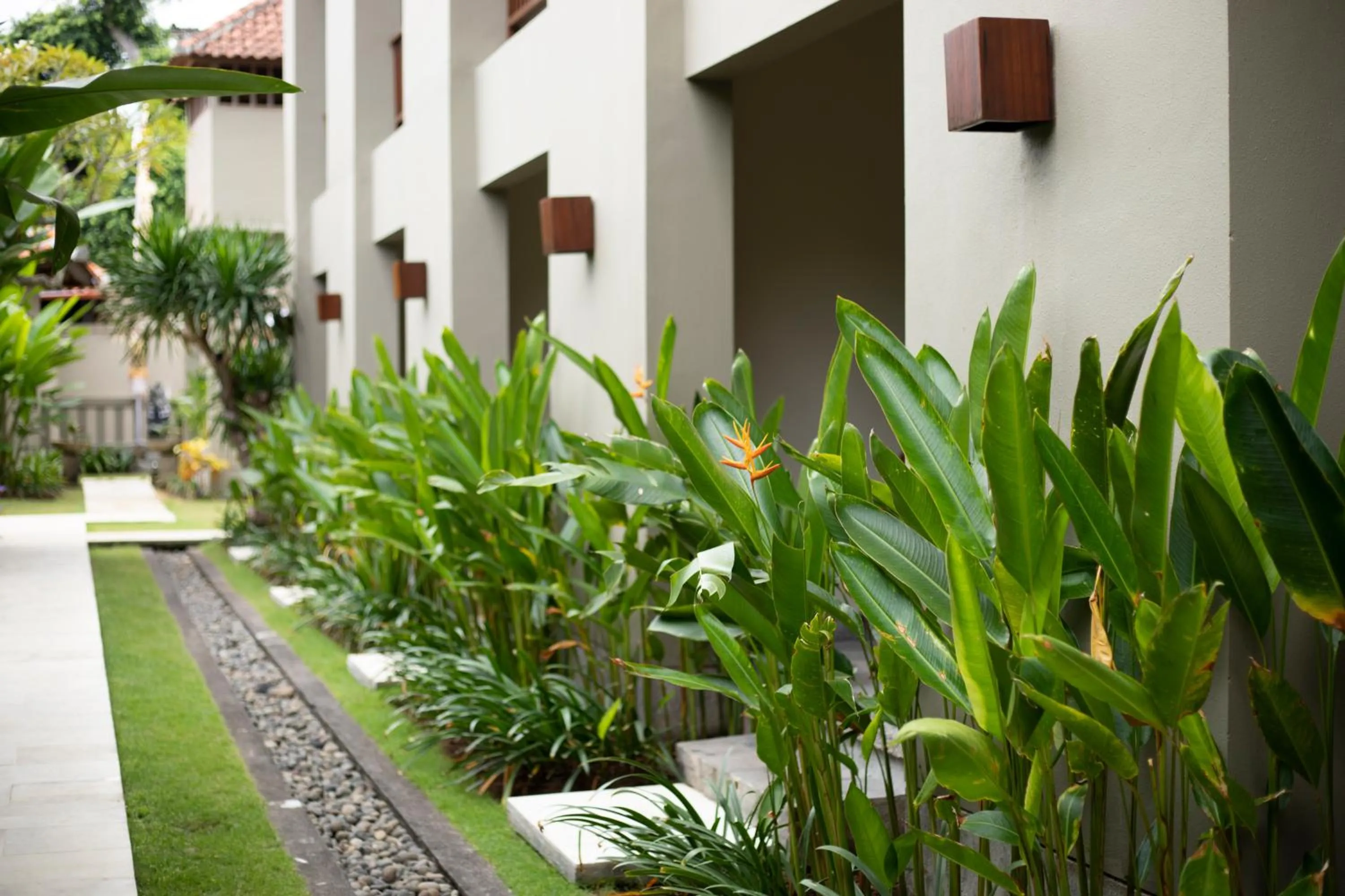 Patio in Bali Niksoma Boutique Beach Resort