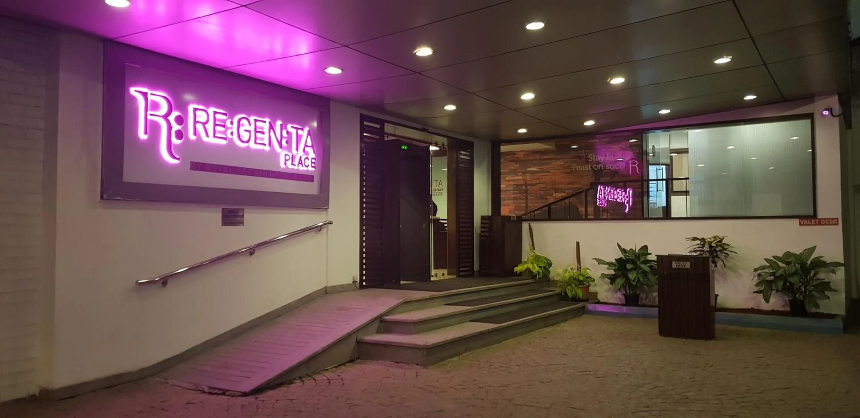 Facade/entrance in Regenta Place Bangalore, Cunningham Road