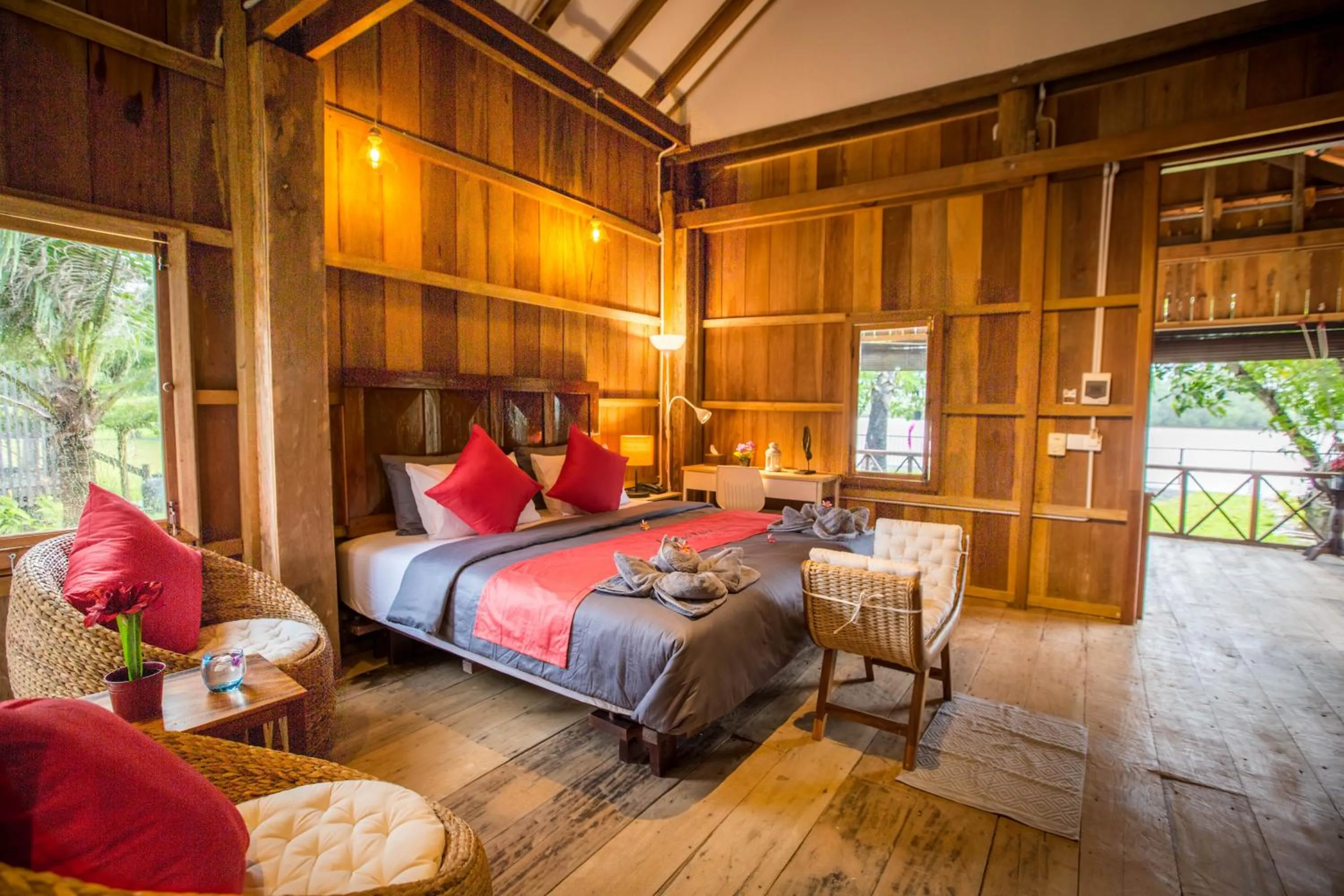 Bedroom, Bed in Kampot River Residence