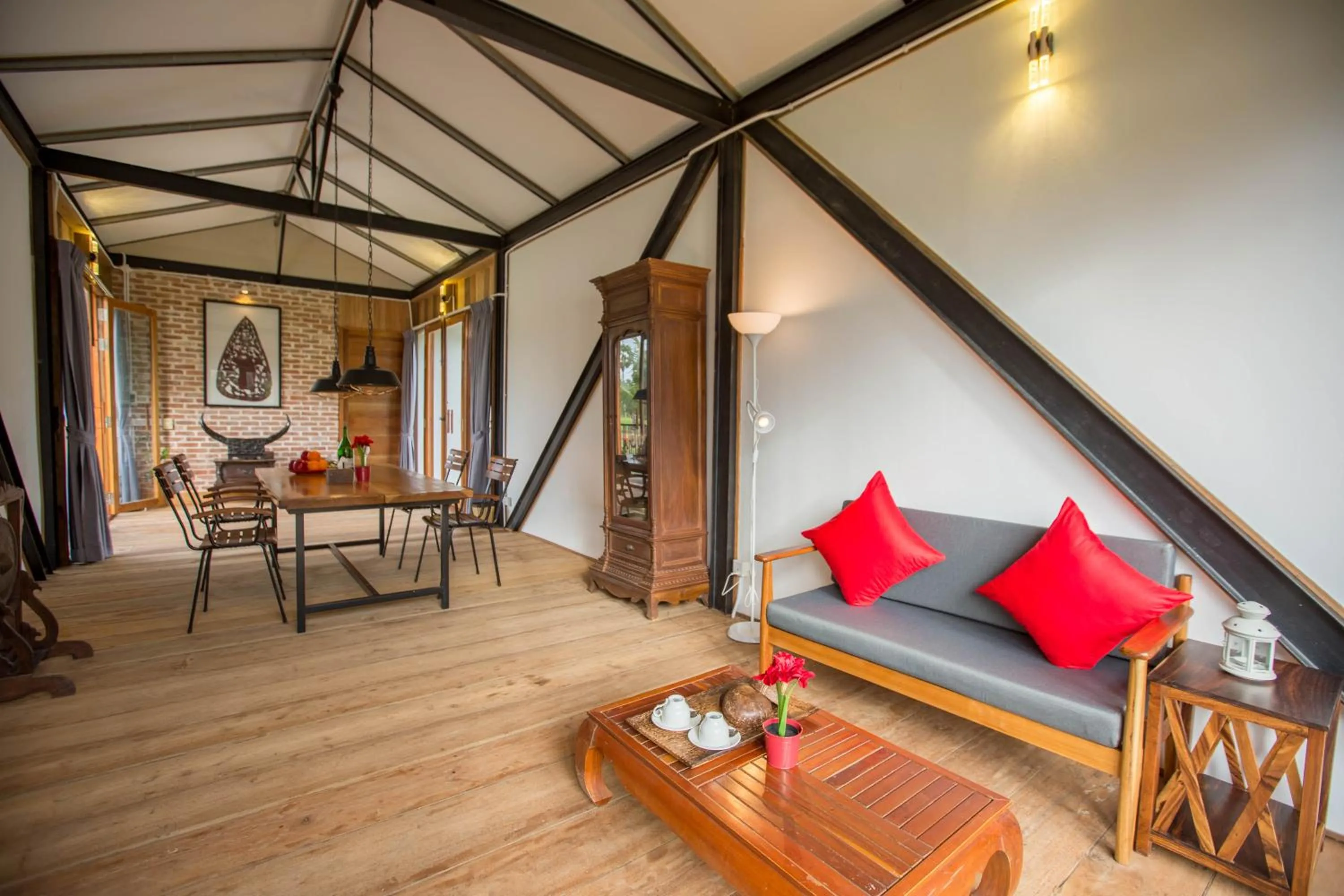 Living room in Kampot River Residence