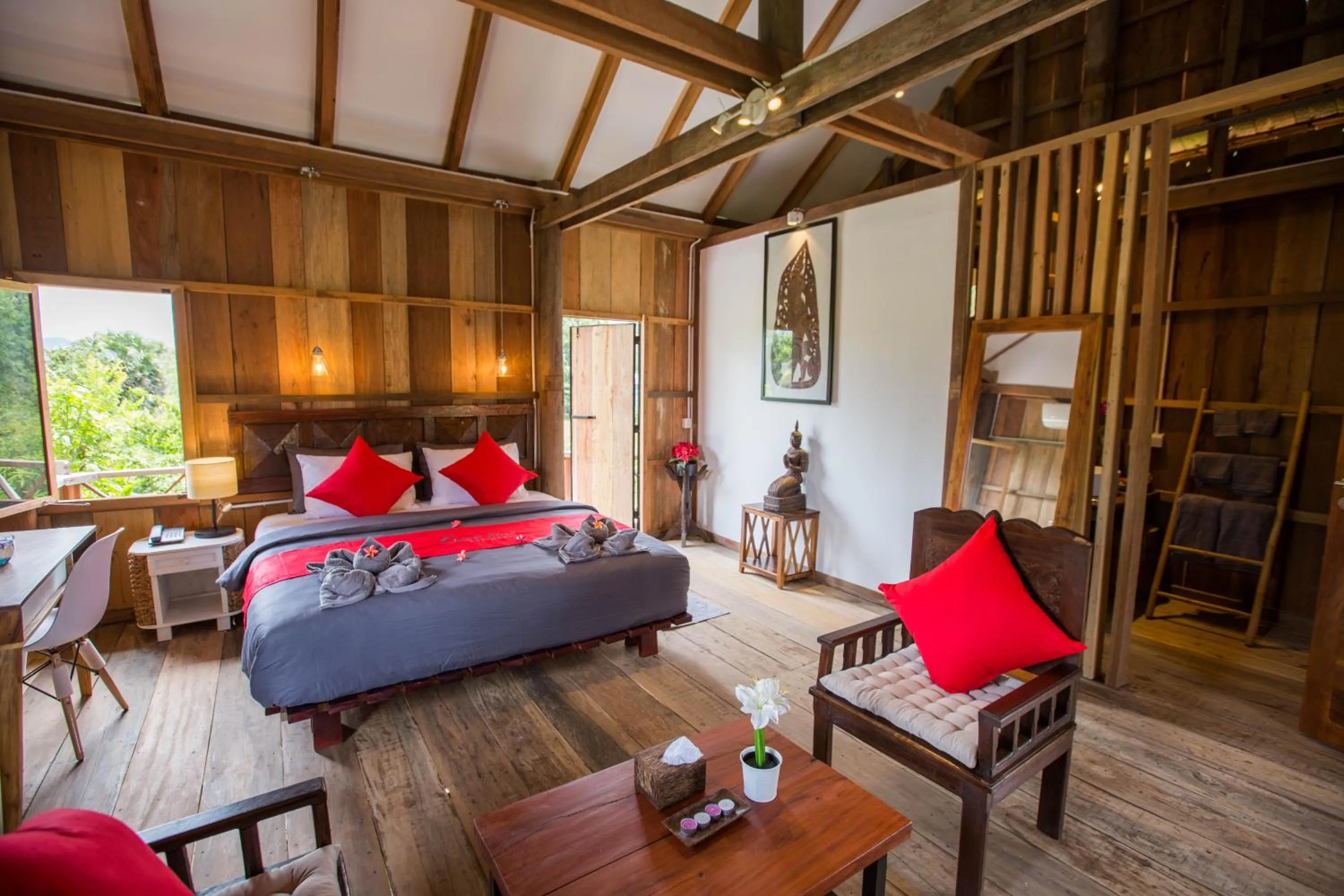 Bedroom, Bed in Kampot River Residence