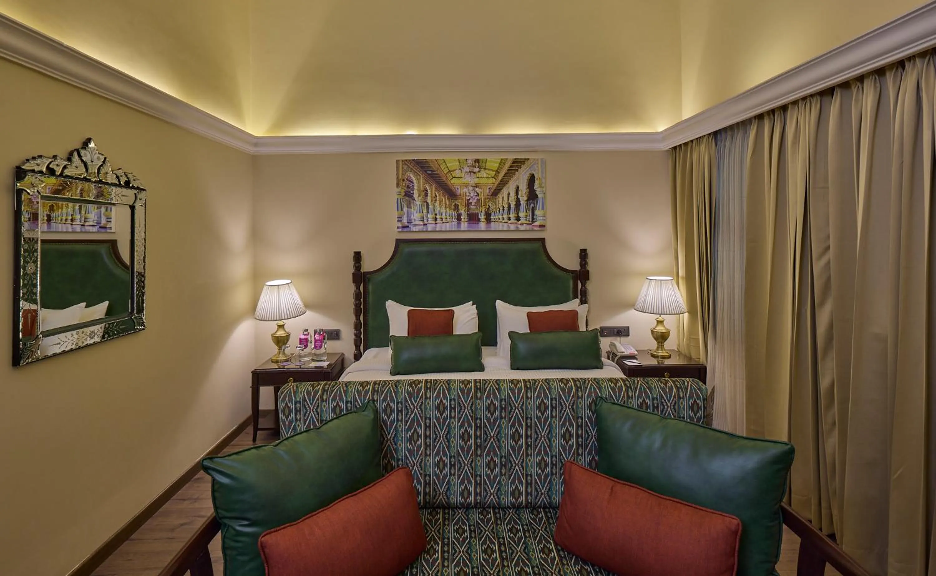 Bed in Royal Orchid Metropole Mysore