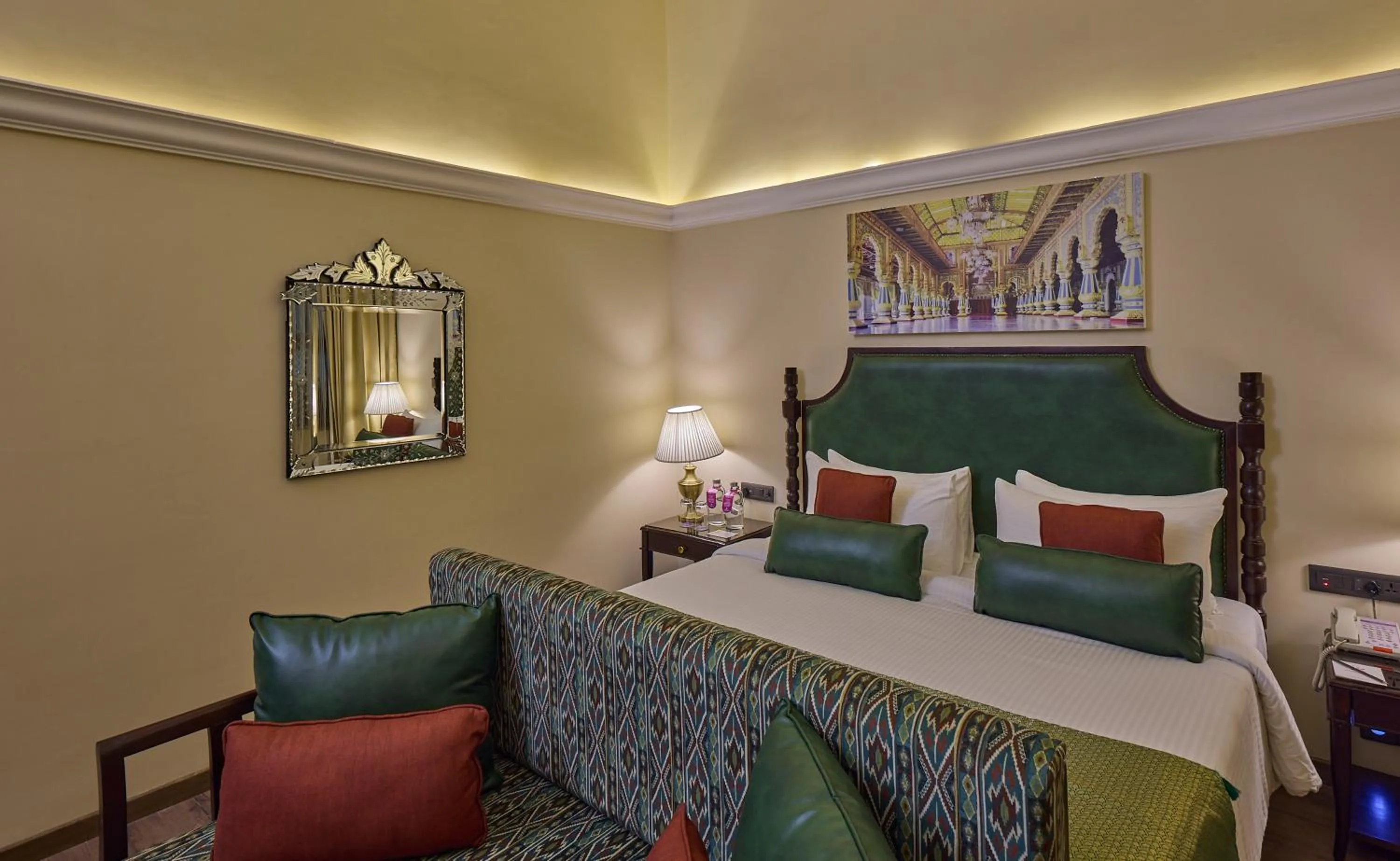 Bed in Royal Orchid Metropole Mysore