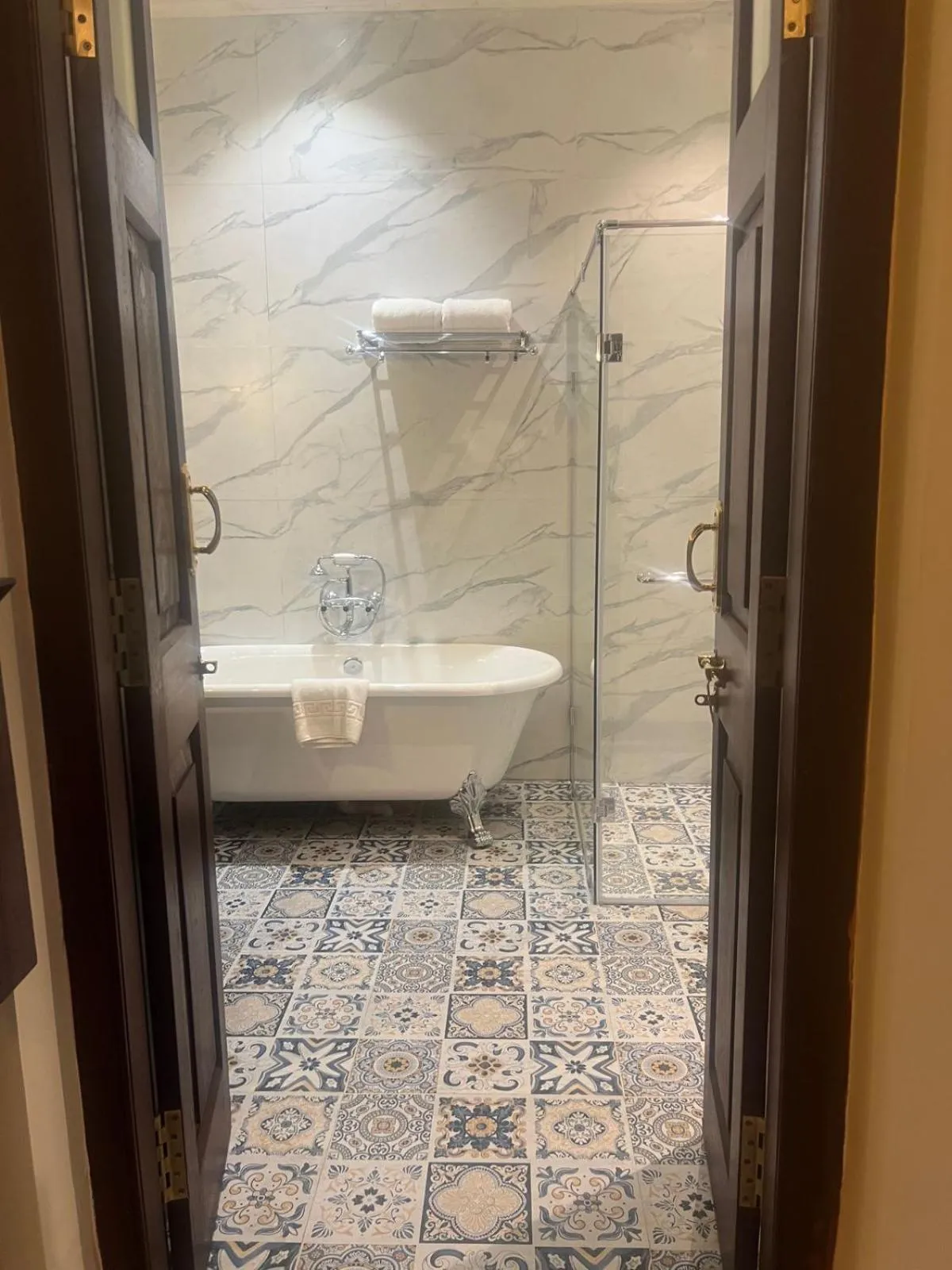 Bathroom in Royal Orchid Metropole Mysore