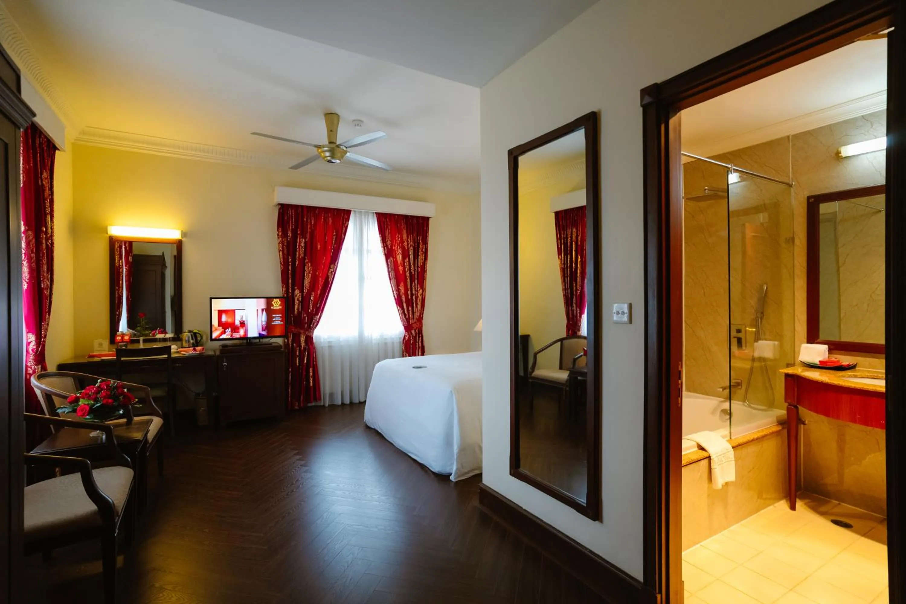 Bed in Du Parc Hotel Dalat