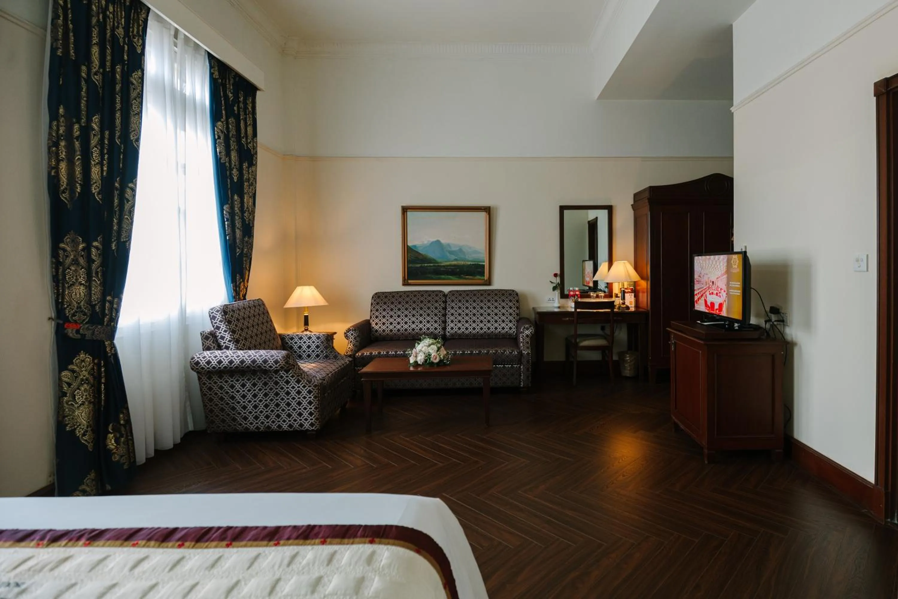 Bed in Du Parc Hotel Dalat