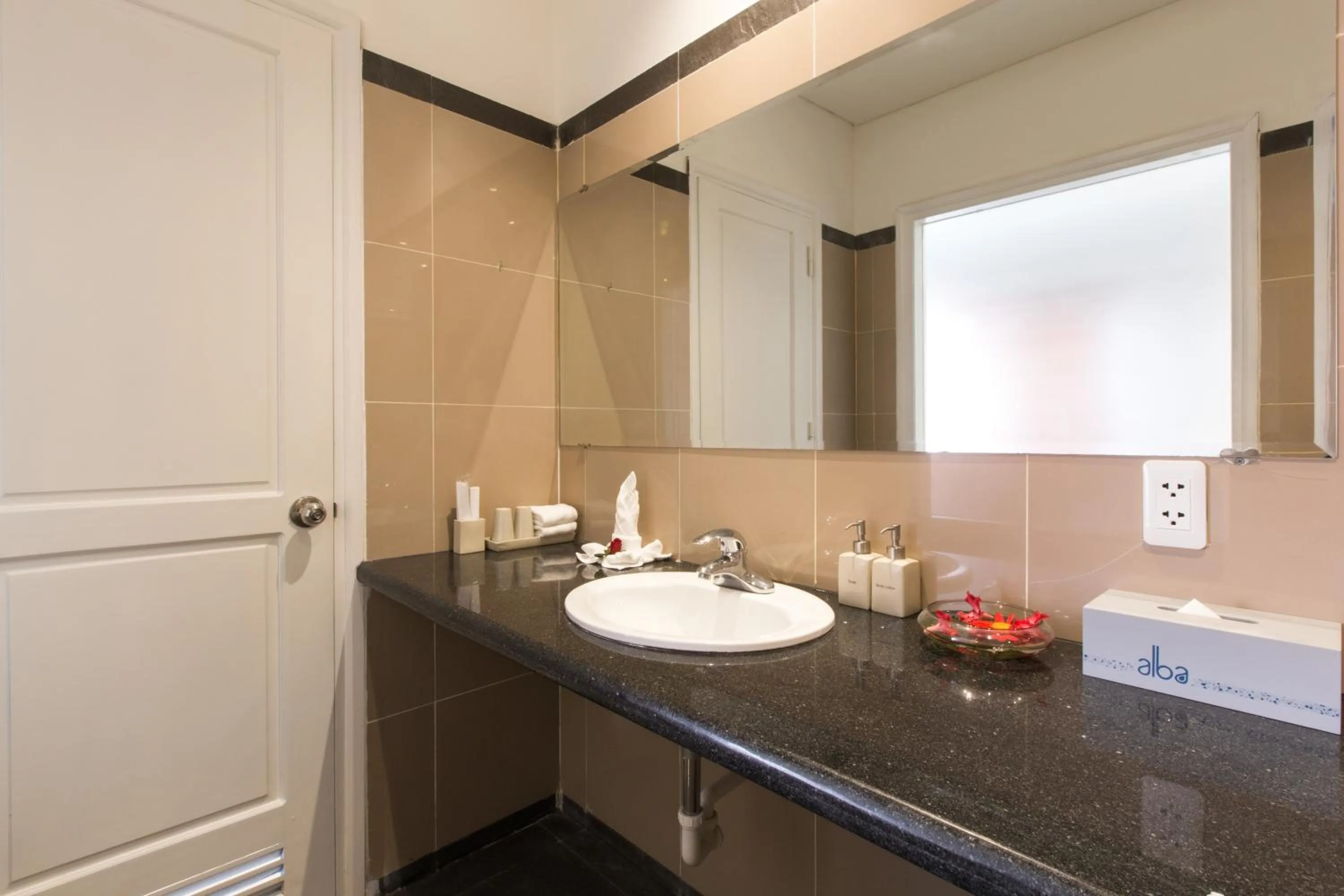 Bathroom in Alba Hotel