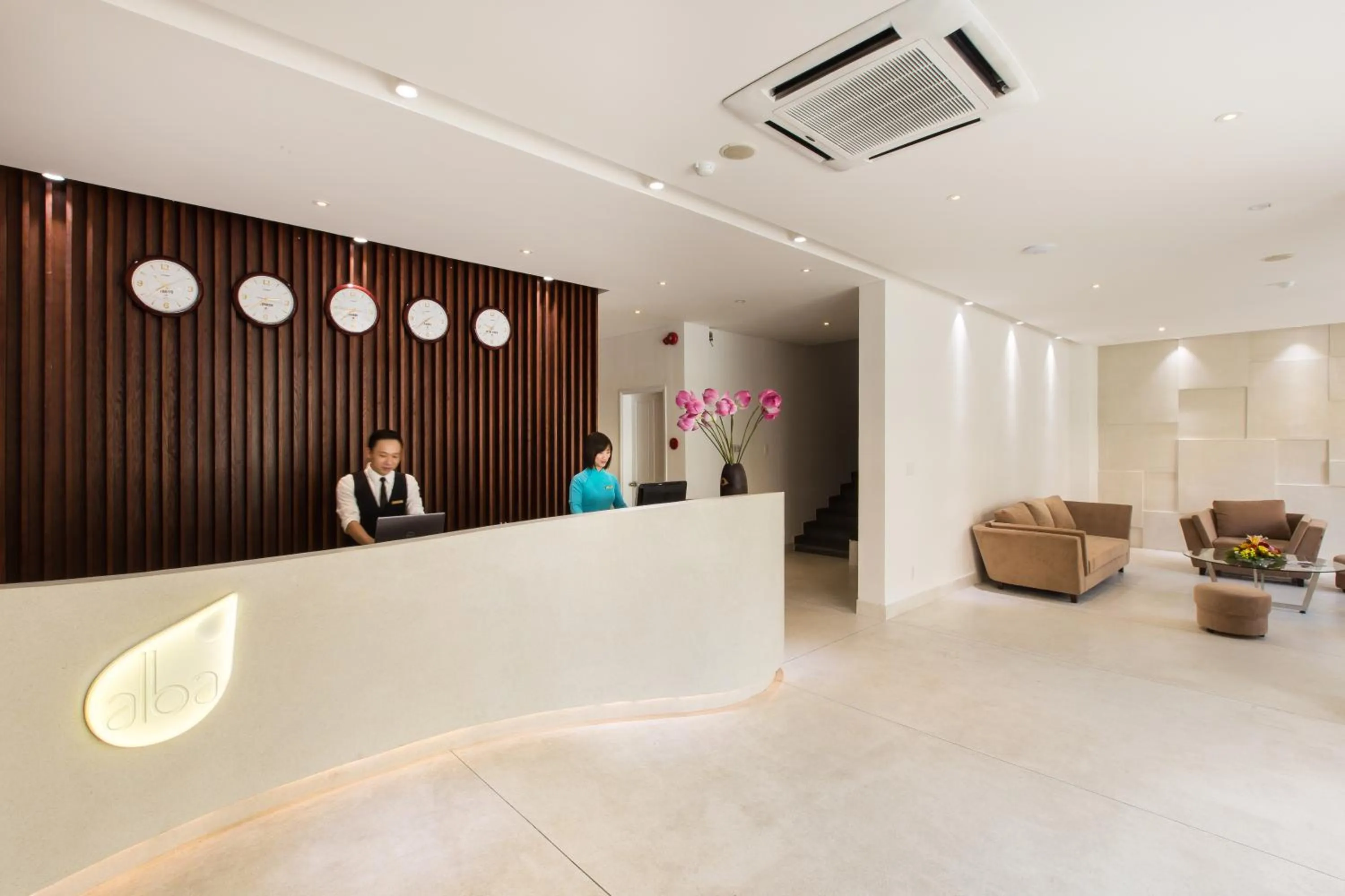 Lobby or reception in Alba Hotel