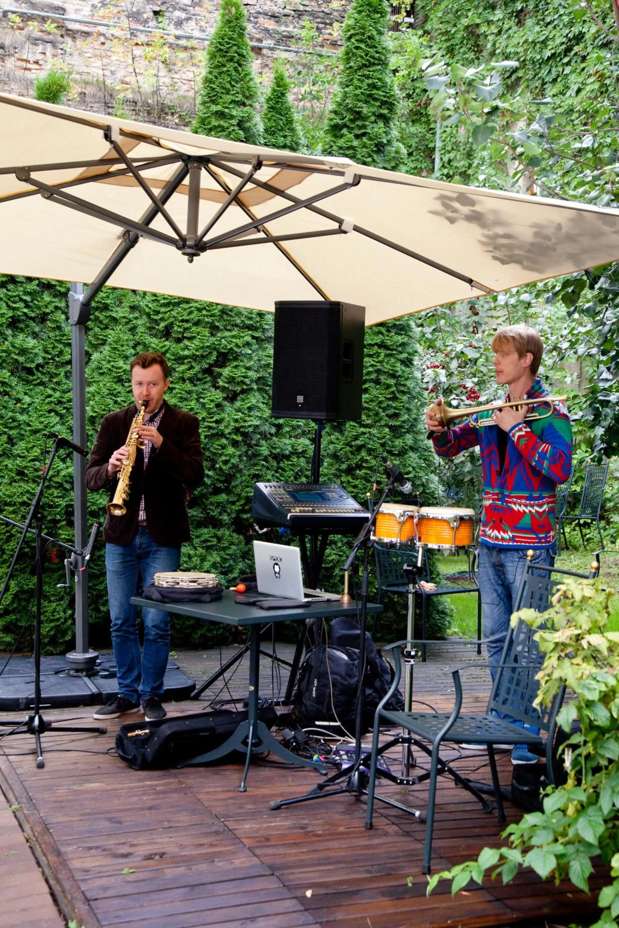 Garden in Grotthuss Boutique Hotel Vilnius