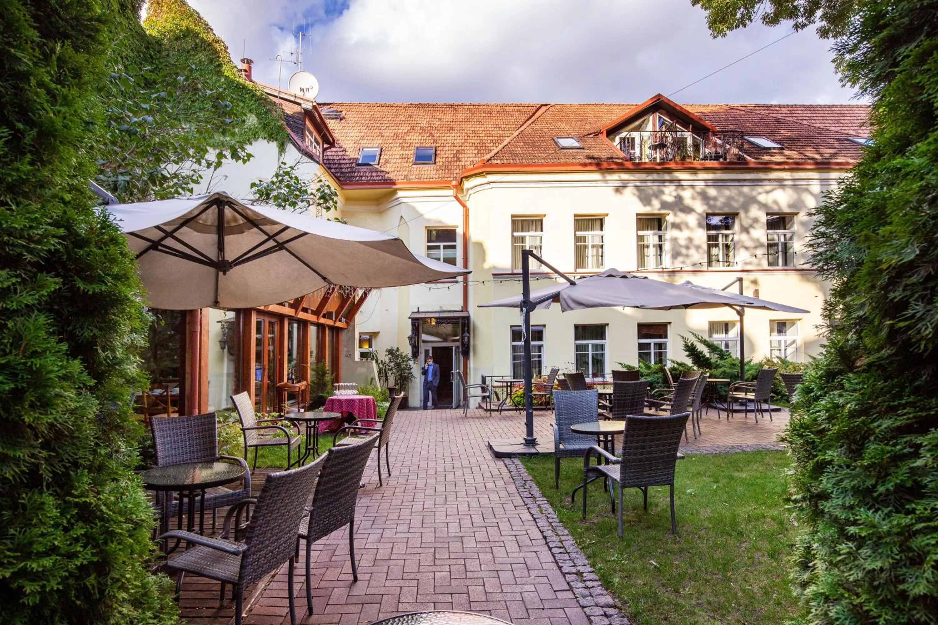 Garden in Grotthuss Boutique Hotel Vilnius