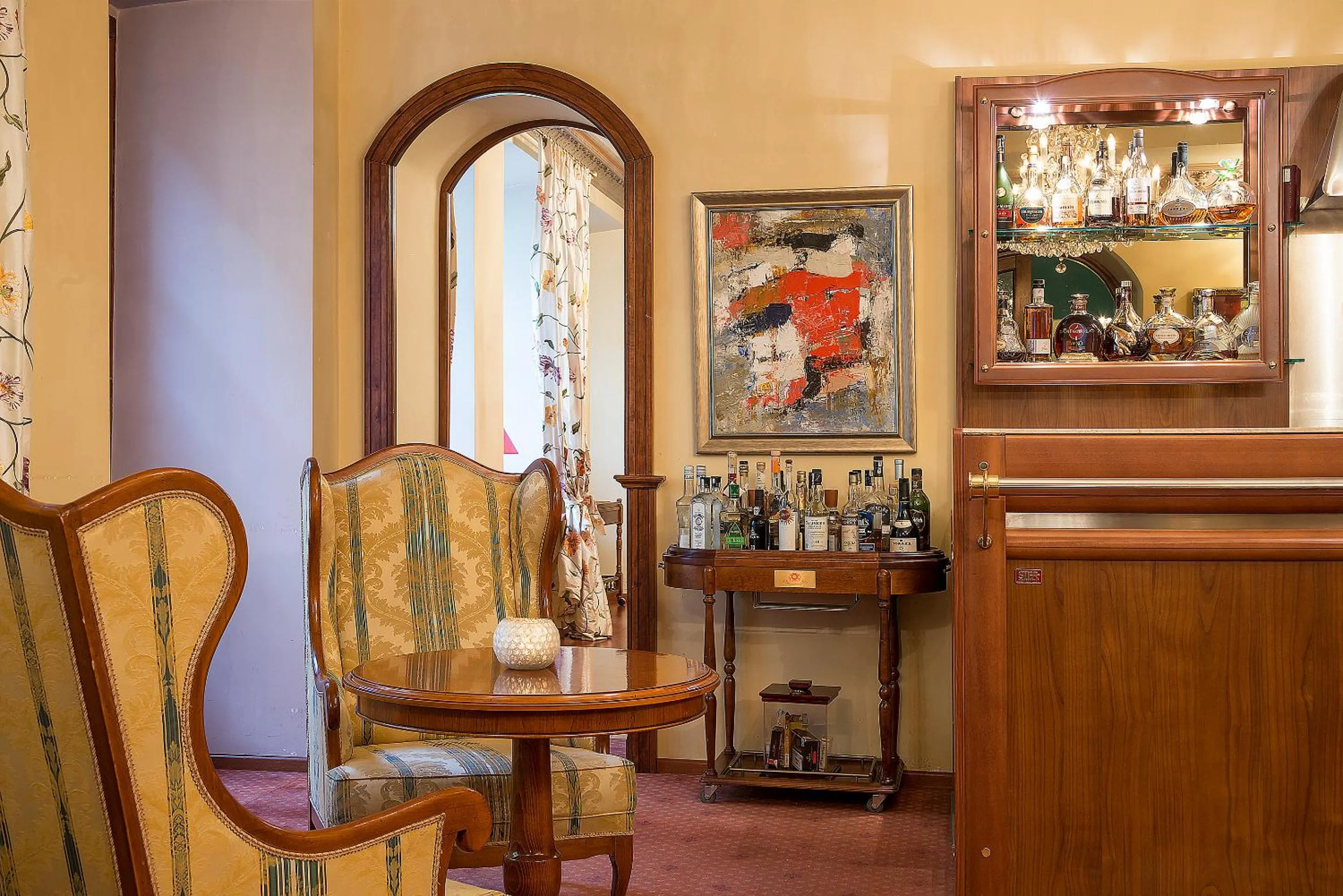 Decorative detail in Grotthuss Boutique Hotel Vilnius