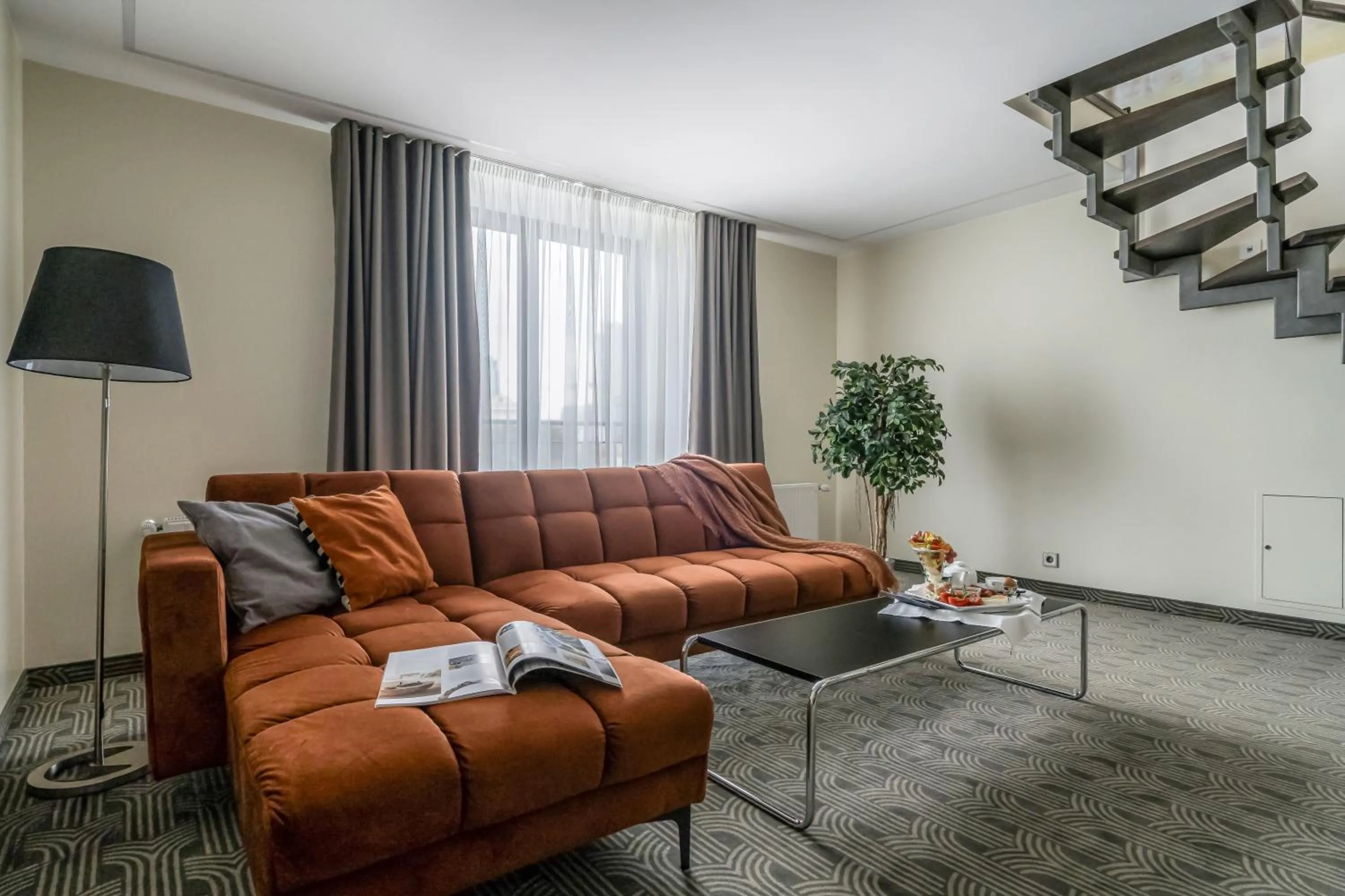 Seating area in Congress Hotel