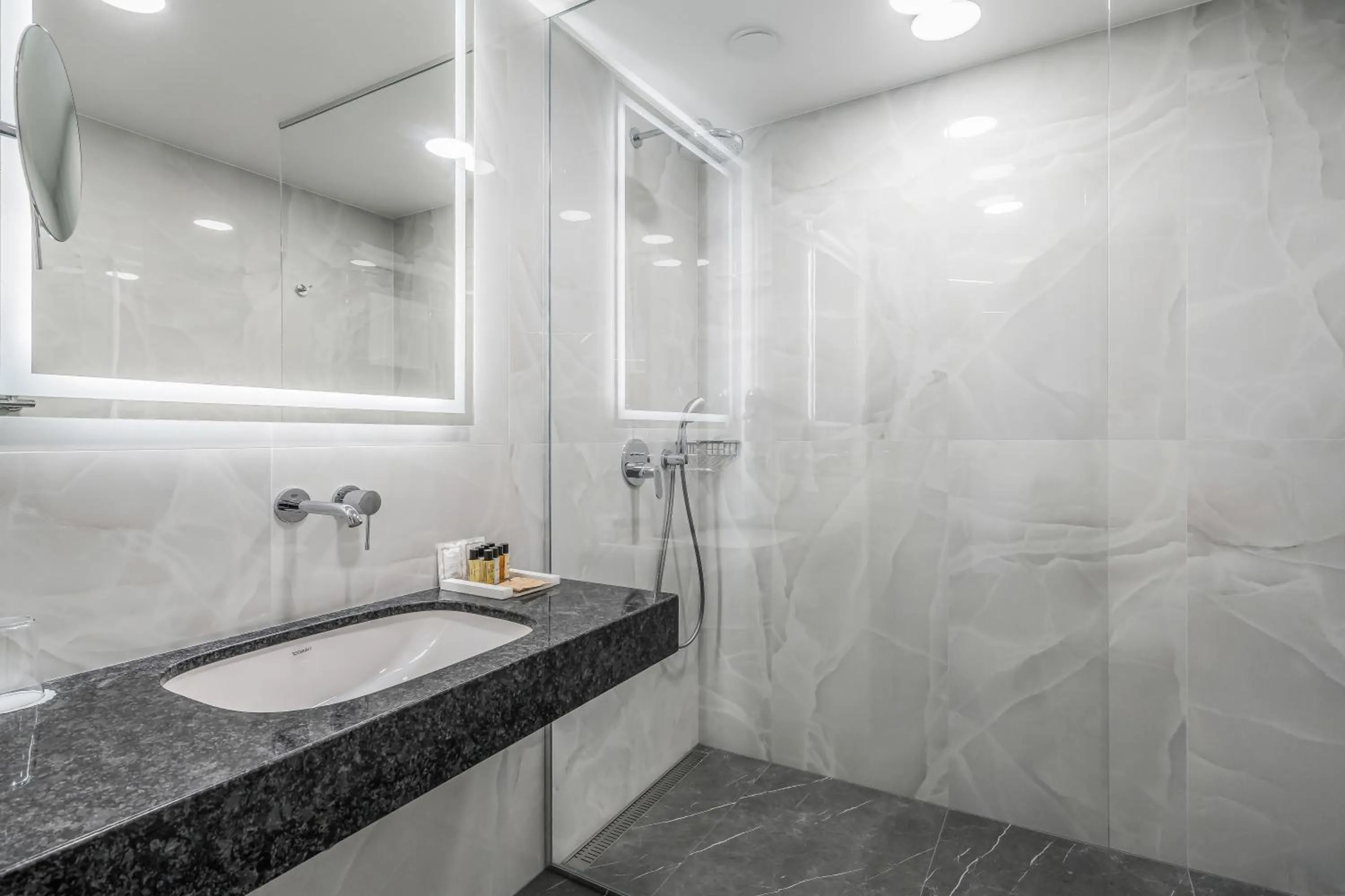 Shower in Congress Hotel