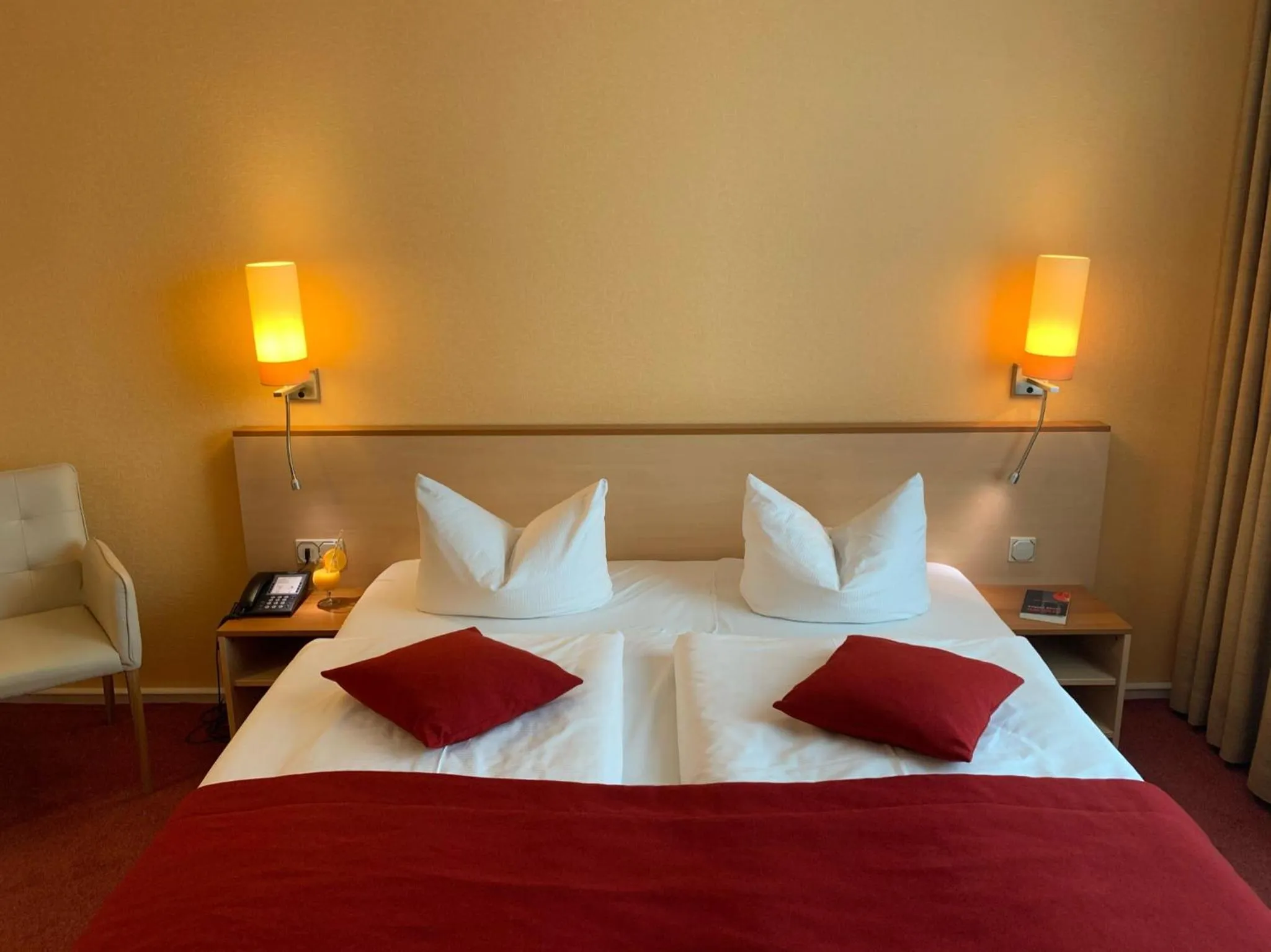 Photo of the whole room, Bed in Atrium Hotel Krüger