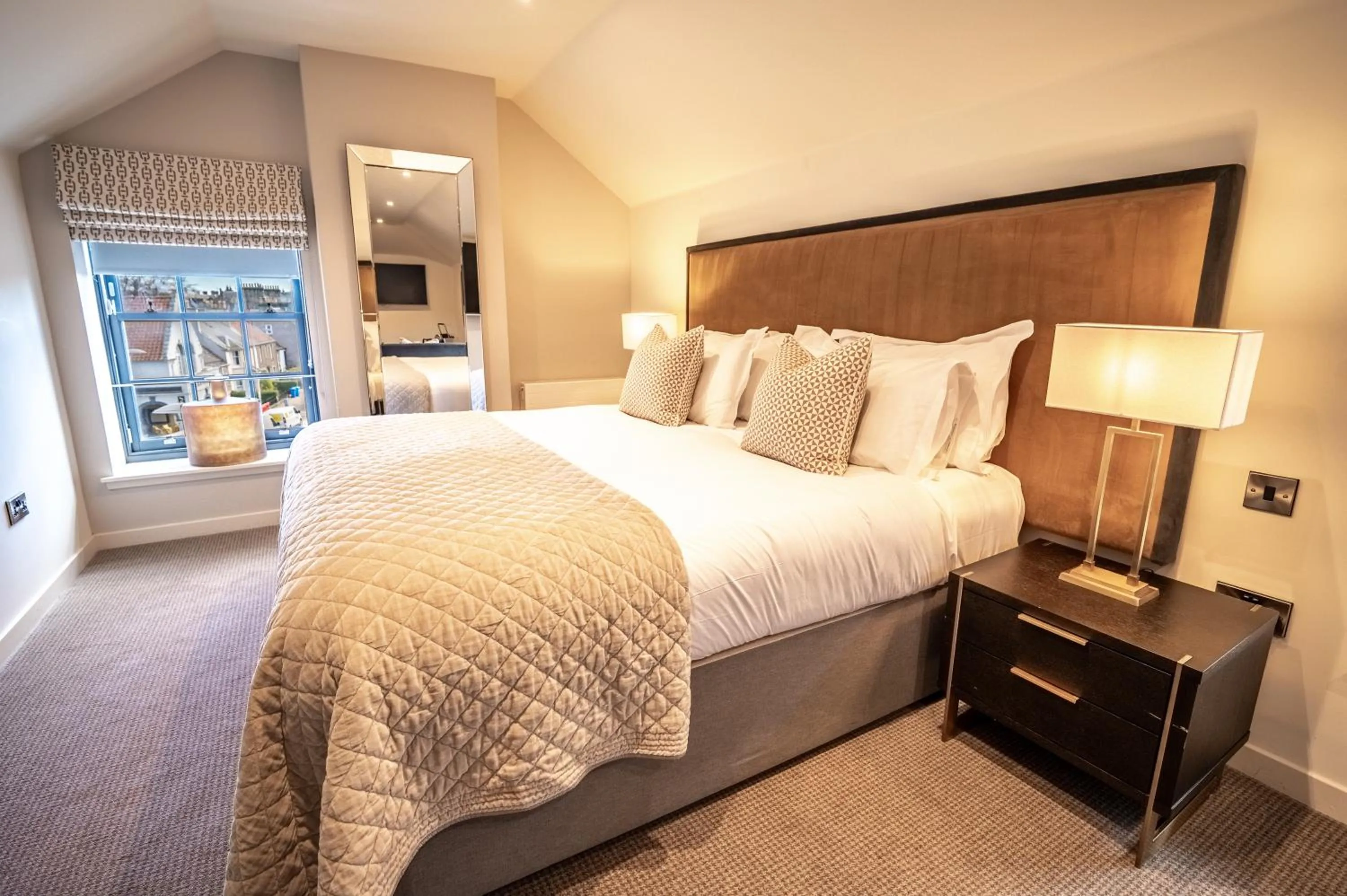 Bed in Kinnettles Hotel & Spa