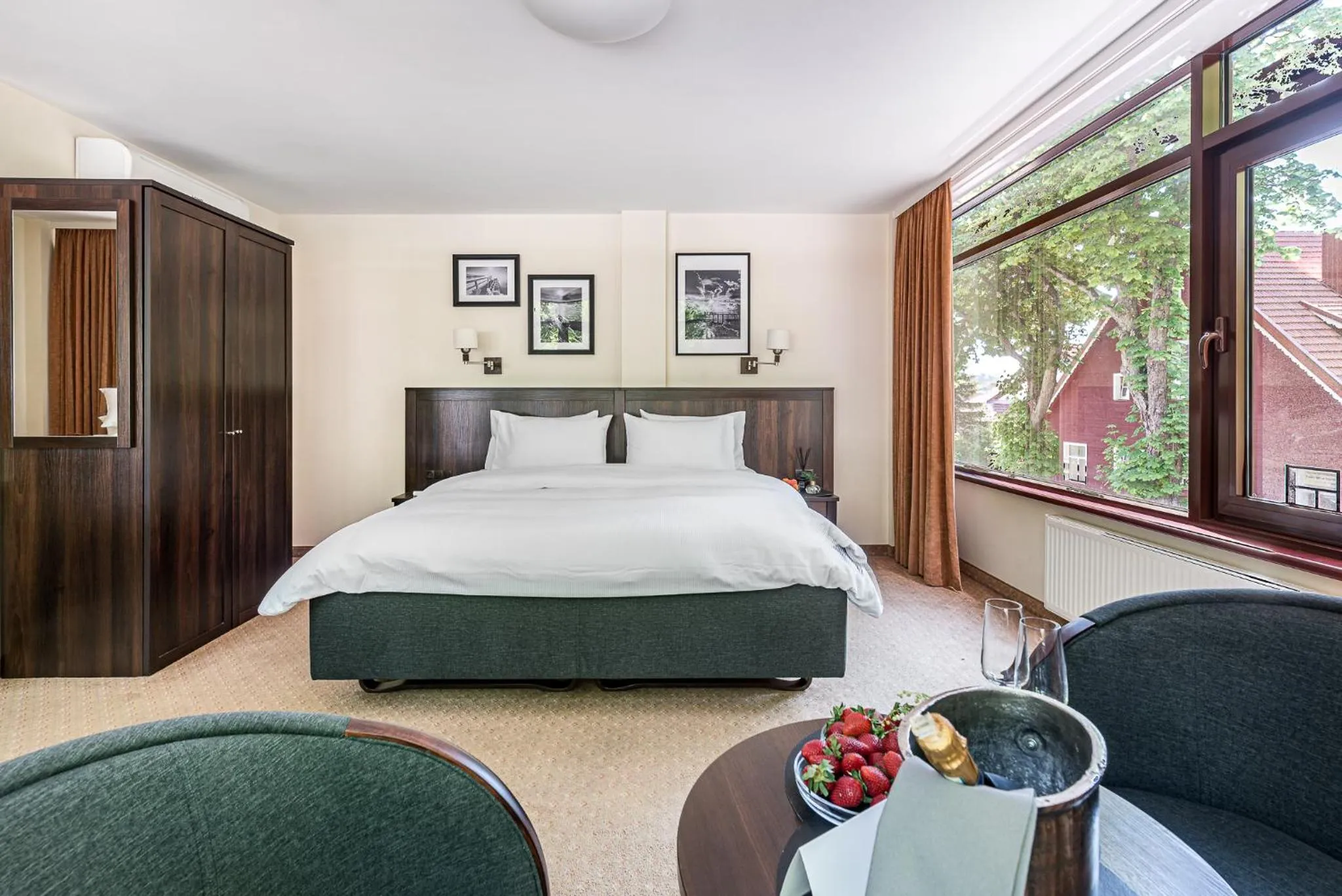 Bed in Kerpė Hotel & SPA