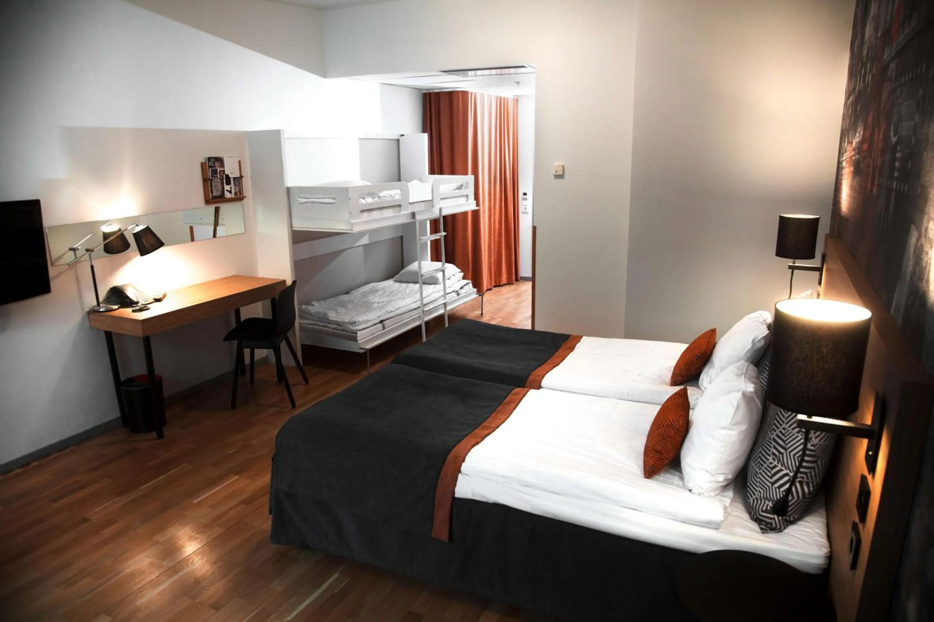 Photo of the whole room, Bed in Scandic Karlstad City