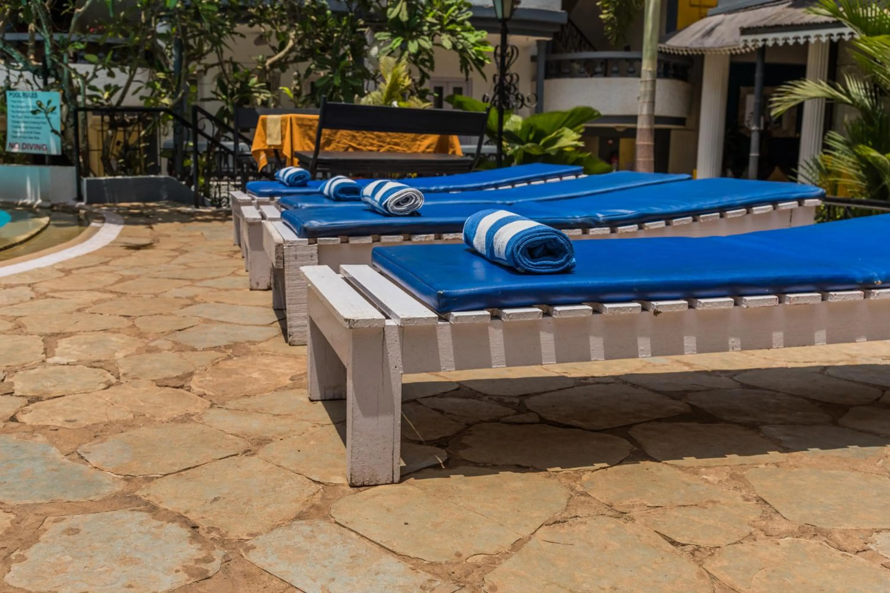 Patio in Santiago Beach Resort