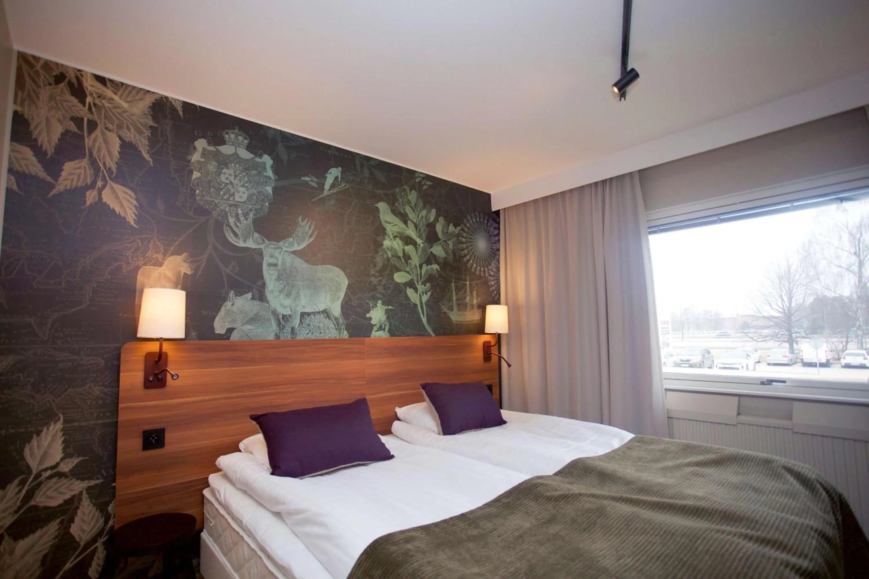 Photo of the whole room, Bed in Scandic Klarälven