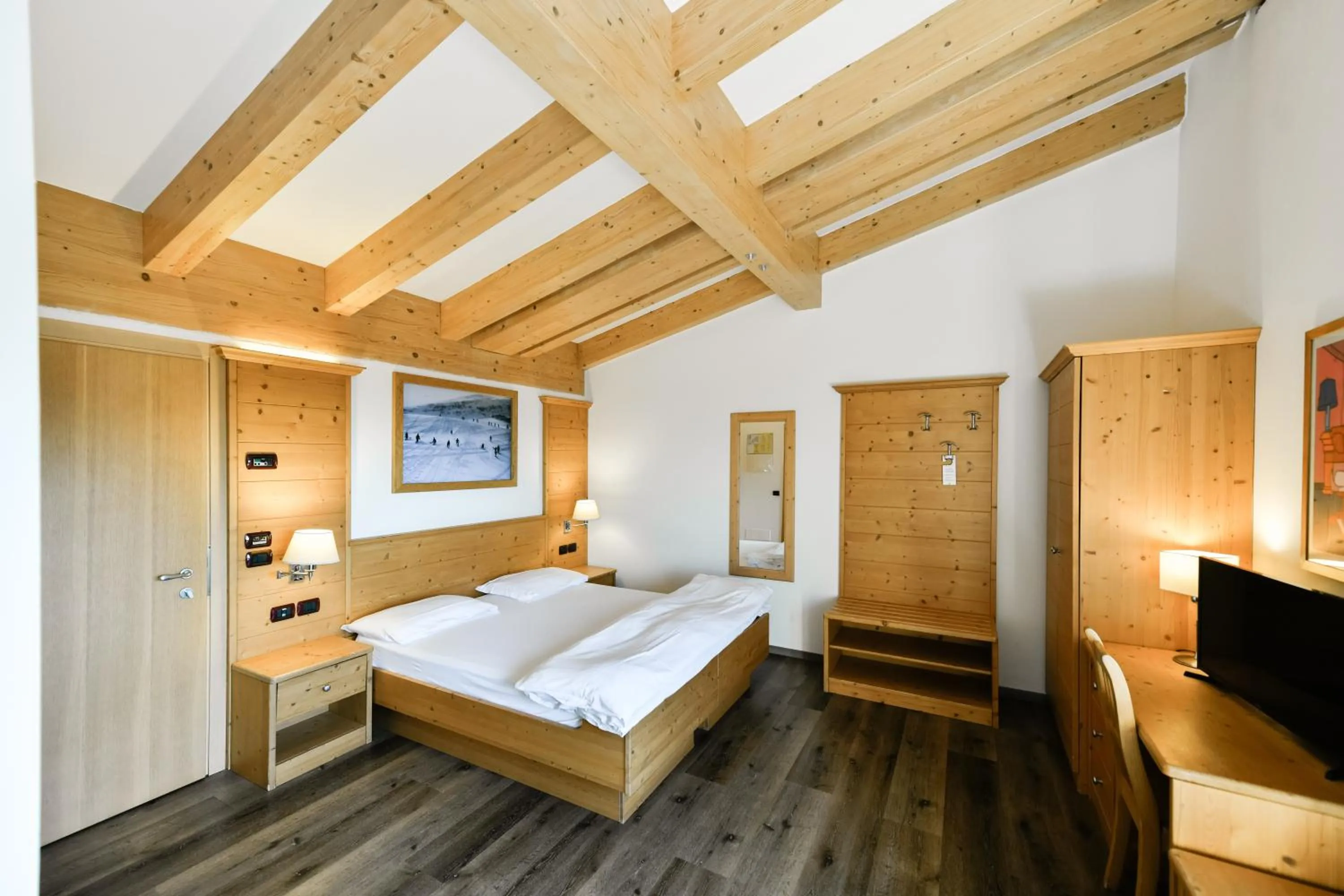 Bed in Chalet Caminetto