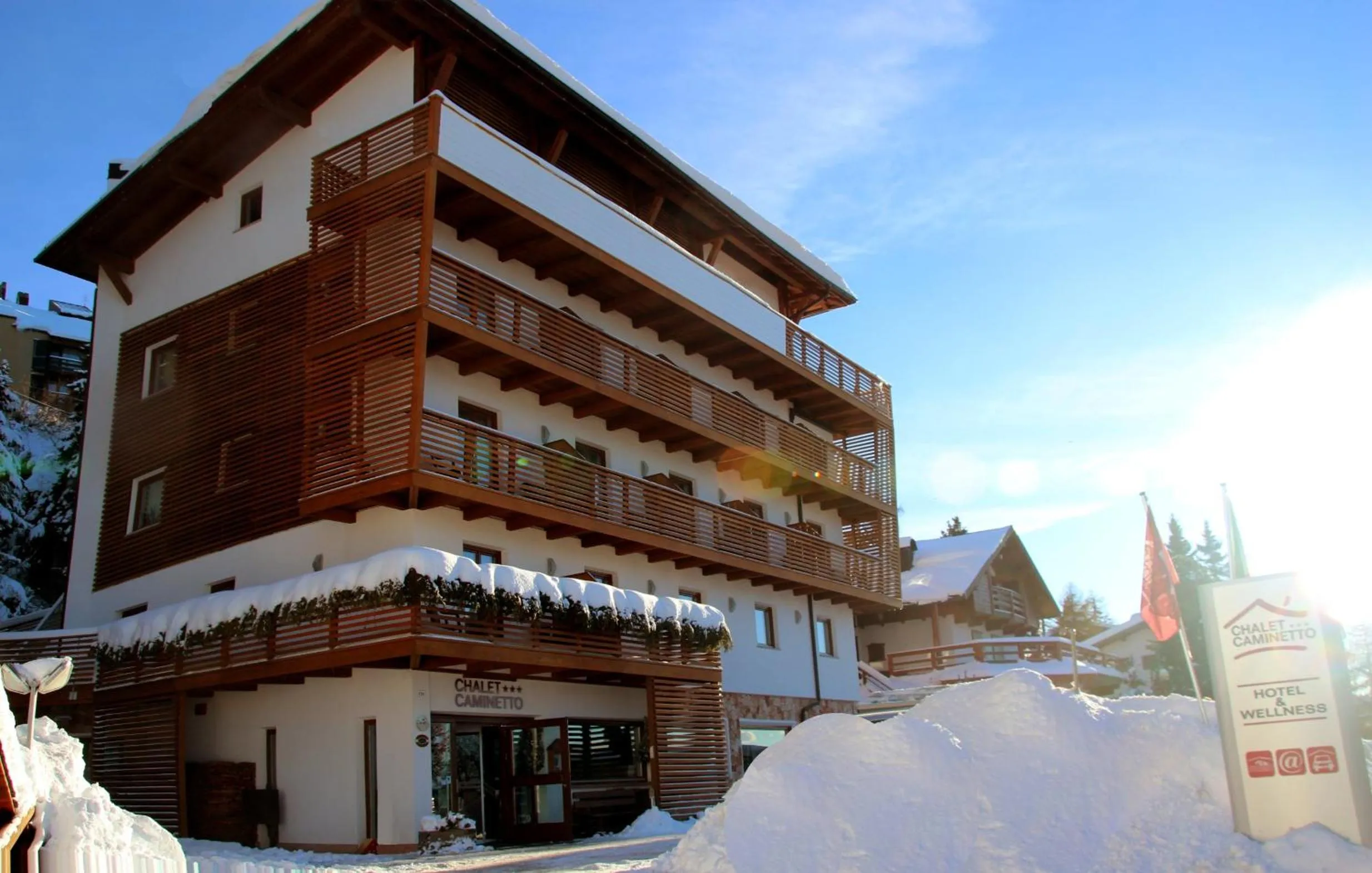 Property building in Chalet Caminetto