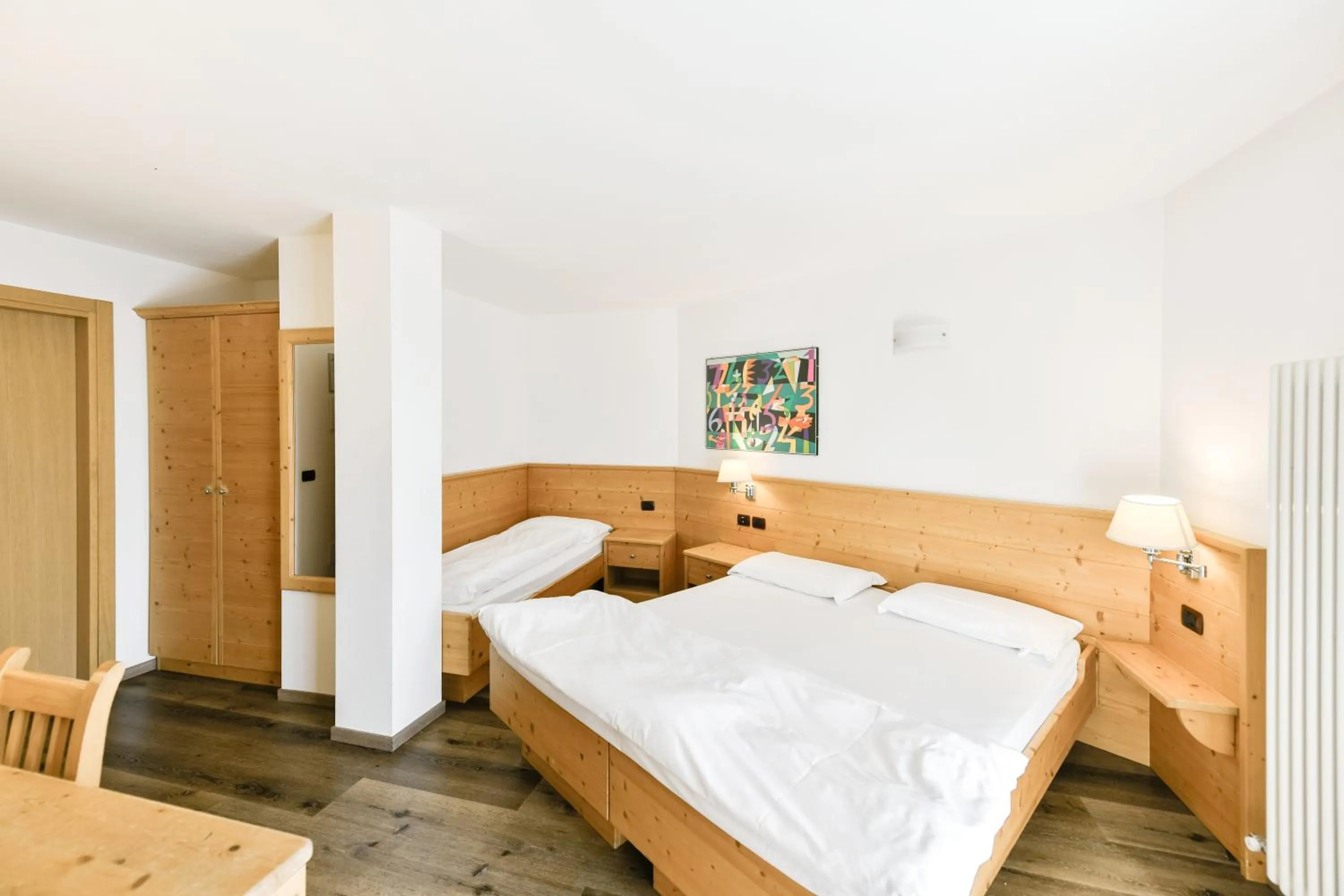 Bed in Chalet Caminetto