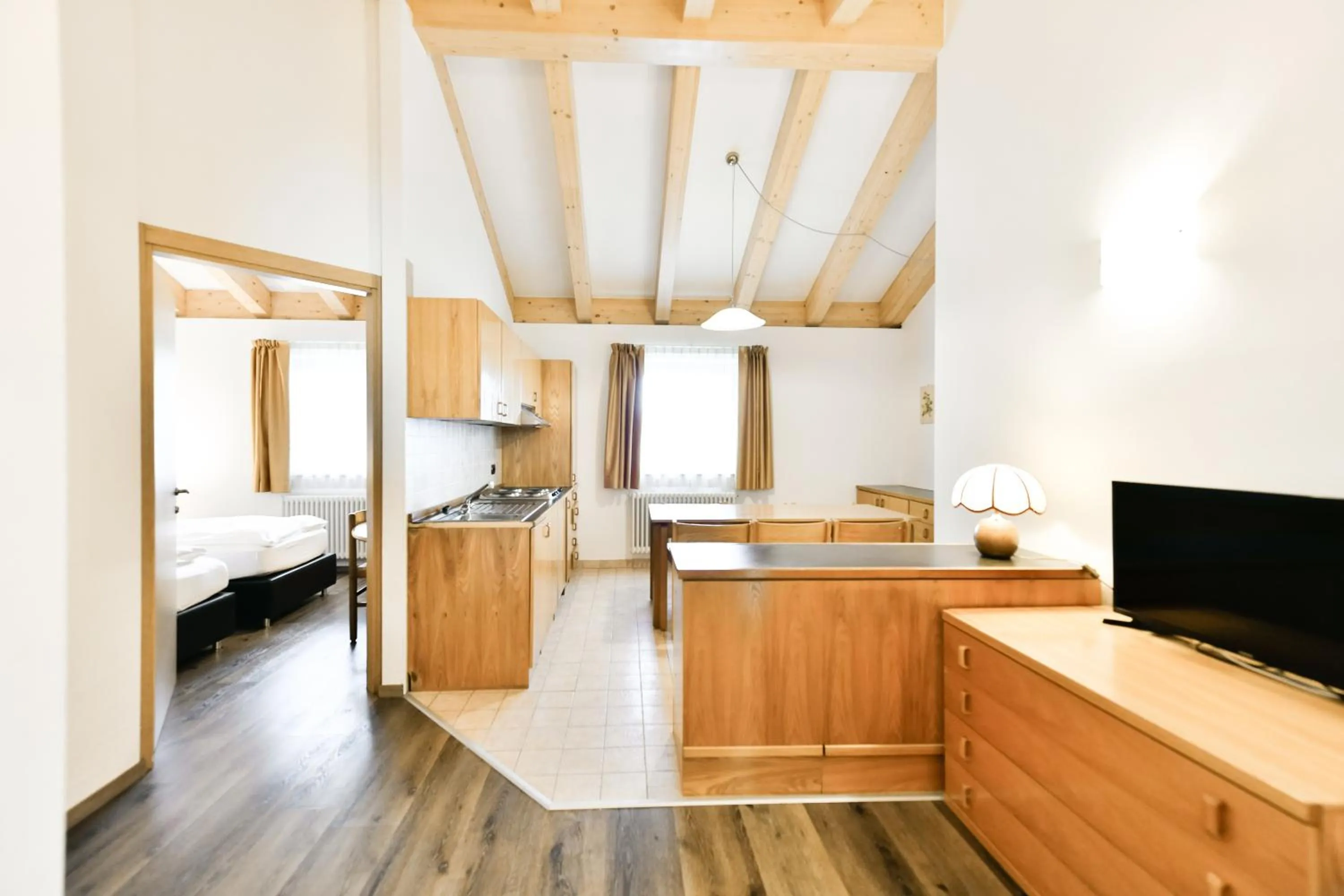 Kitchen or kitchenette in Chalet Caminetto