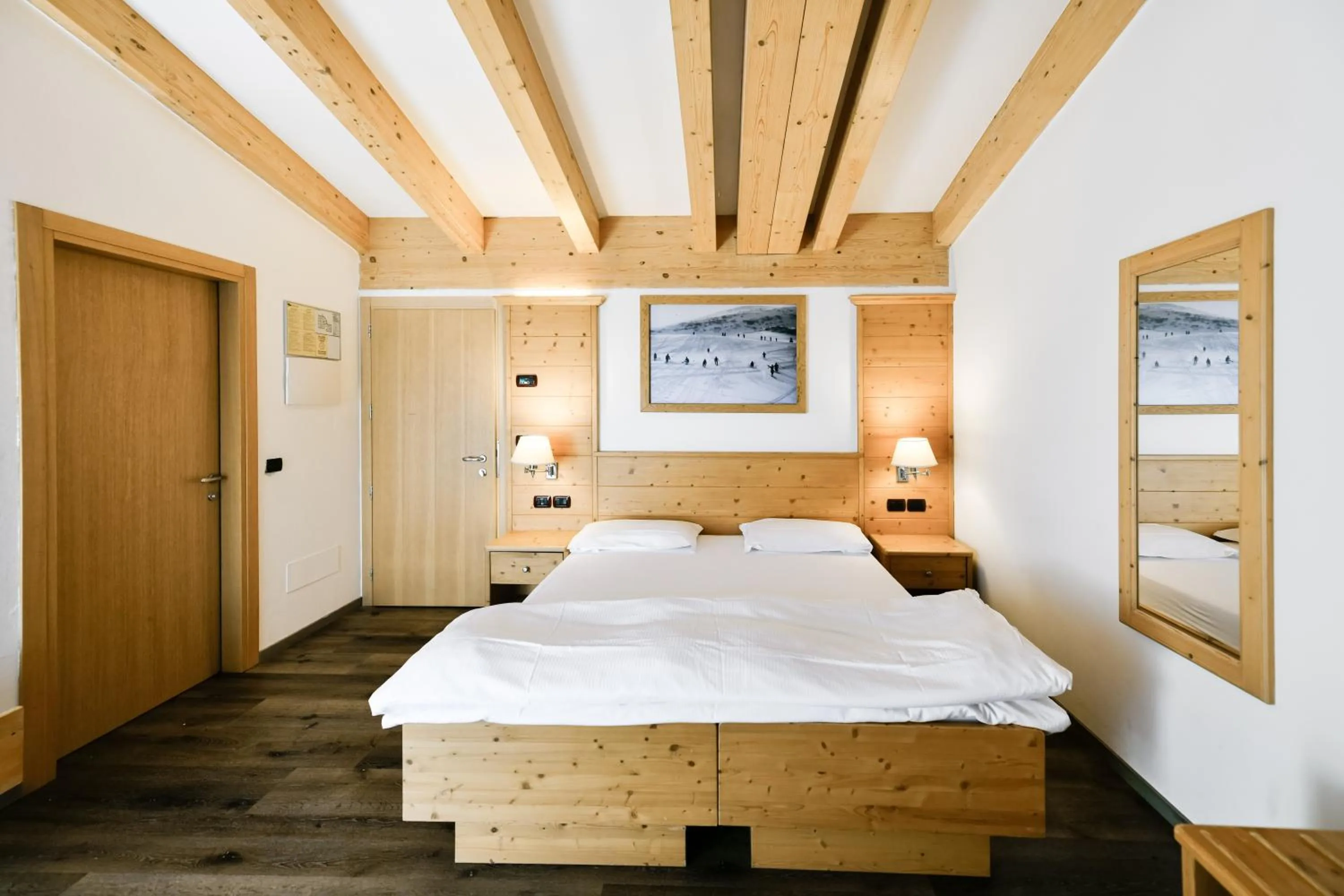 Bed in Chalet Caminetto