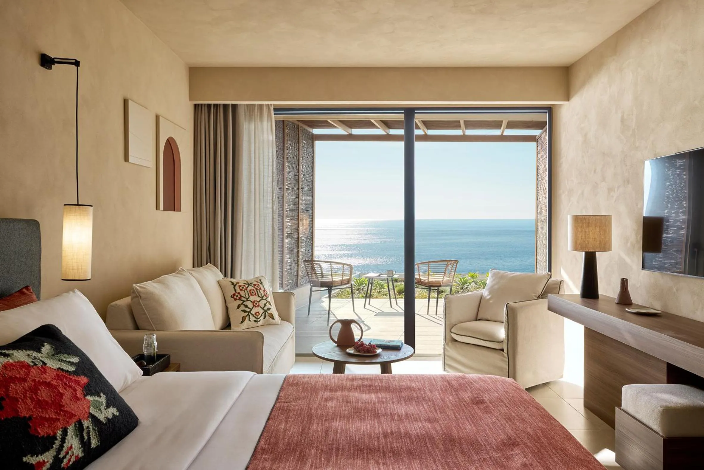 View (from property/room), Bed in Alkyna Lifestyle Beach Resort - Adults Only