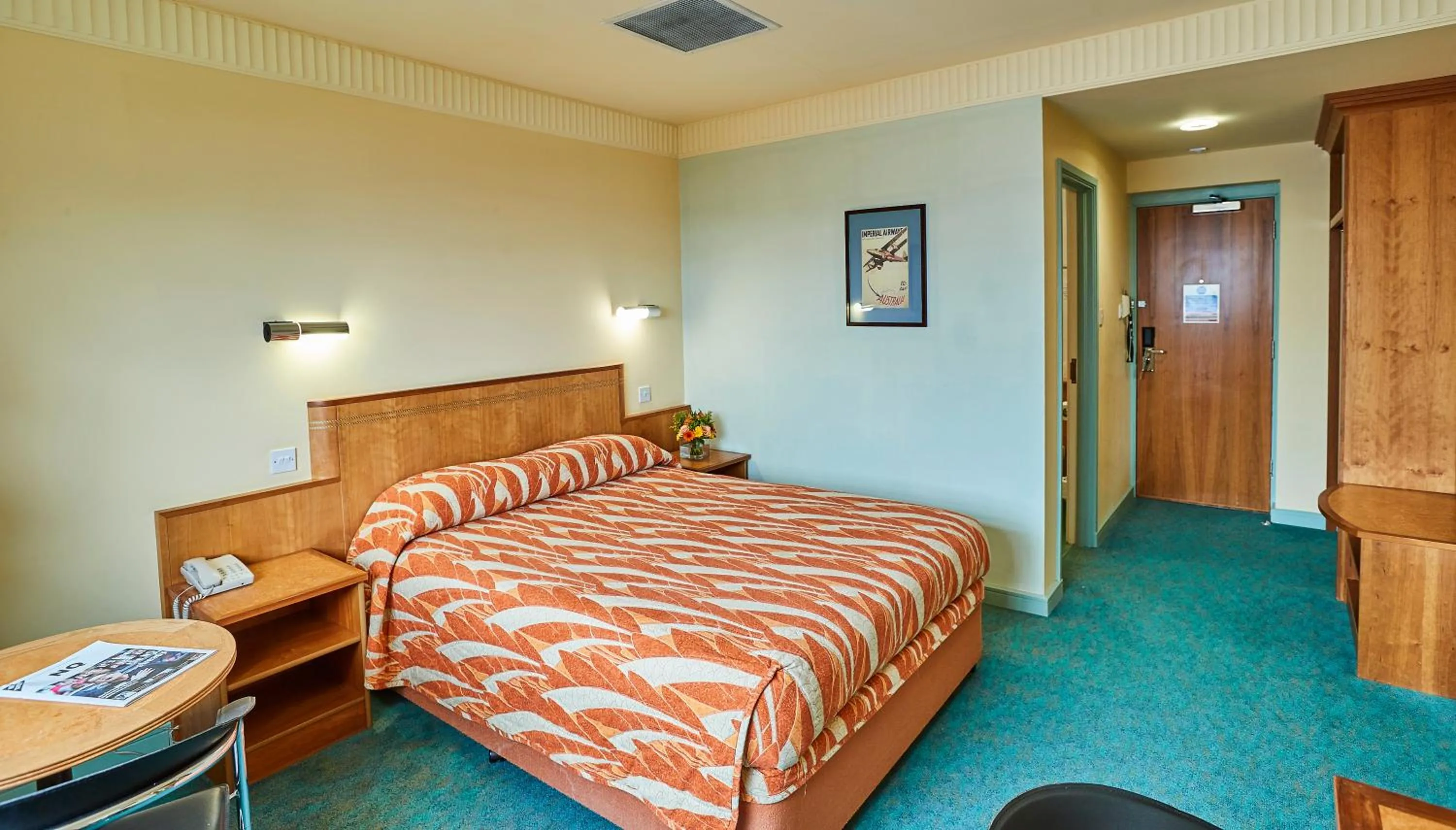 Bed in The Aviator Hotel