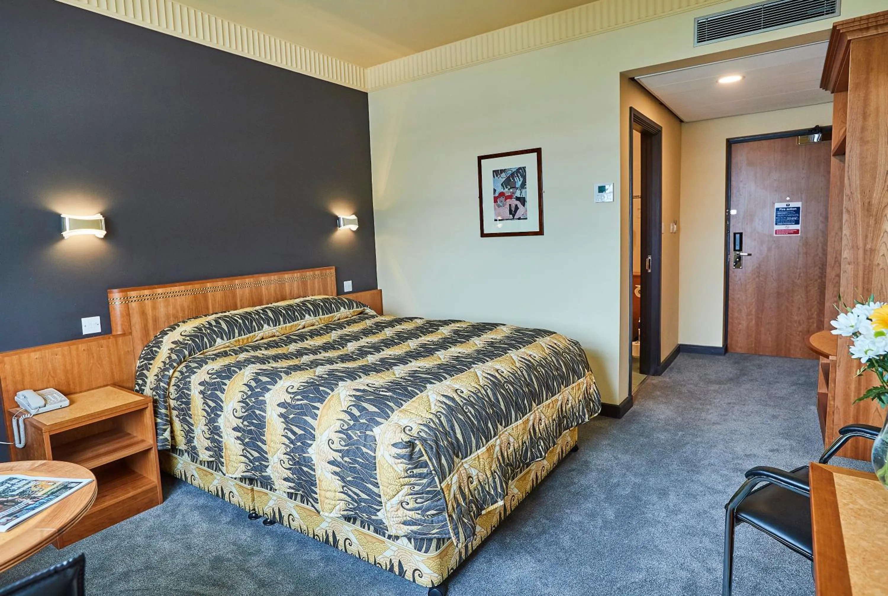 Bed in The Aviator Hotel