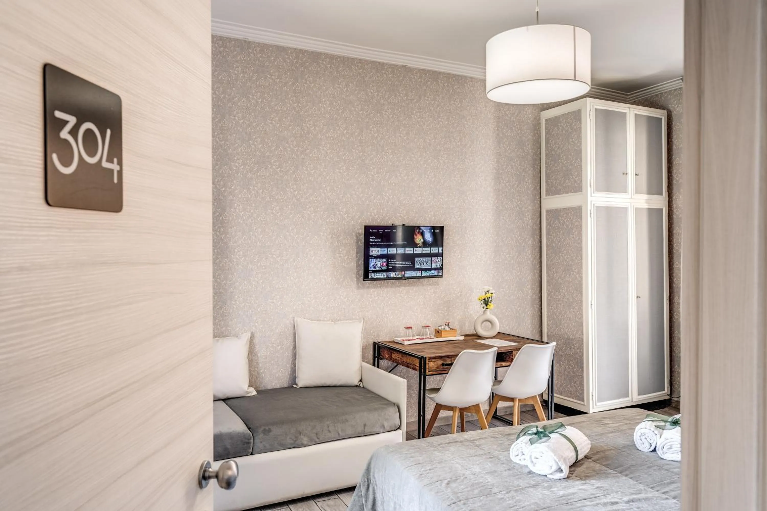 TV and multimedia, Bed in Marta Inn