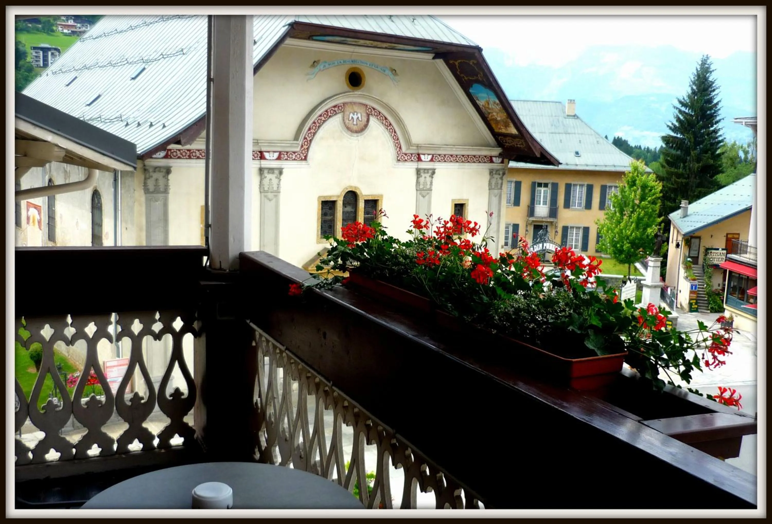 Balcony/Terrace in Hôtel Val d'Este