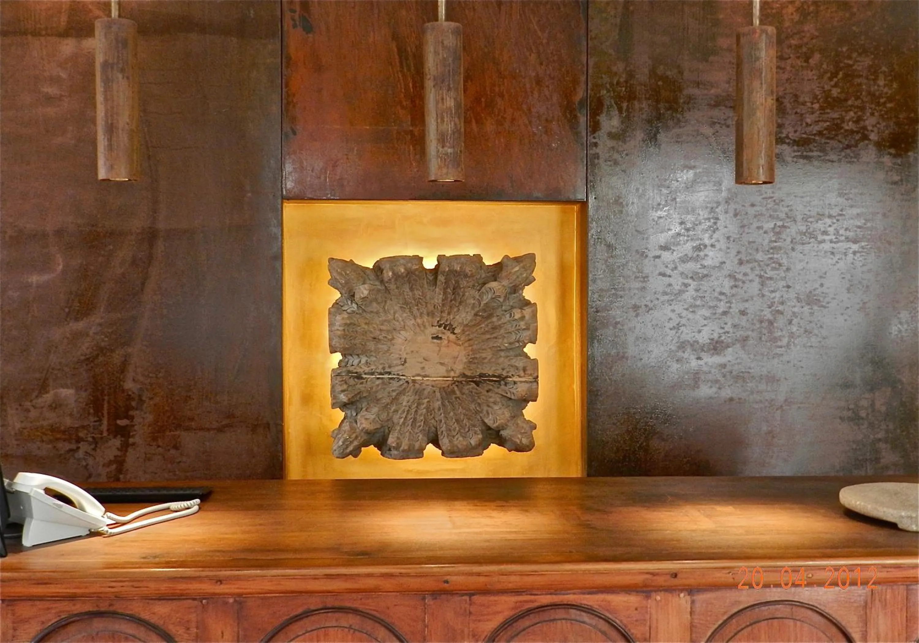 Decorative detail in Hotel Capo San Vito by Geocharme