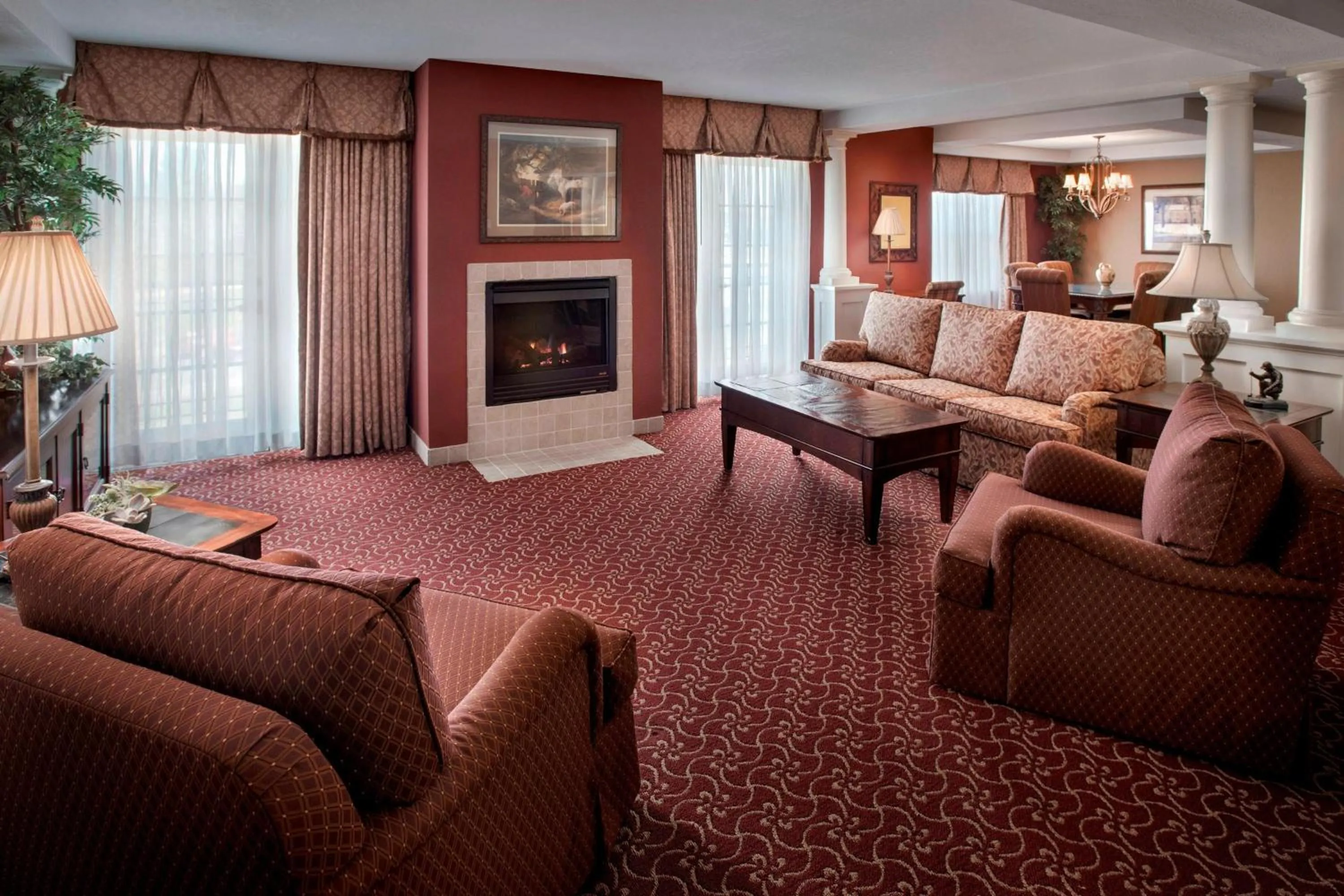 Living room in Residence Inn by Marriott Saratoga Springs
