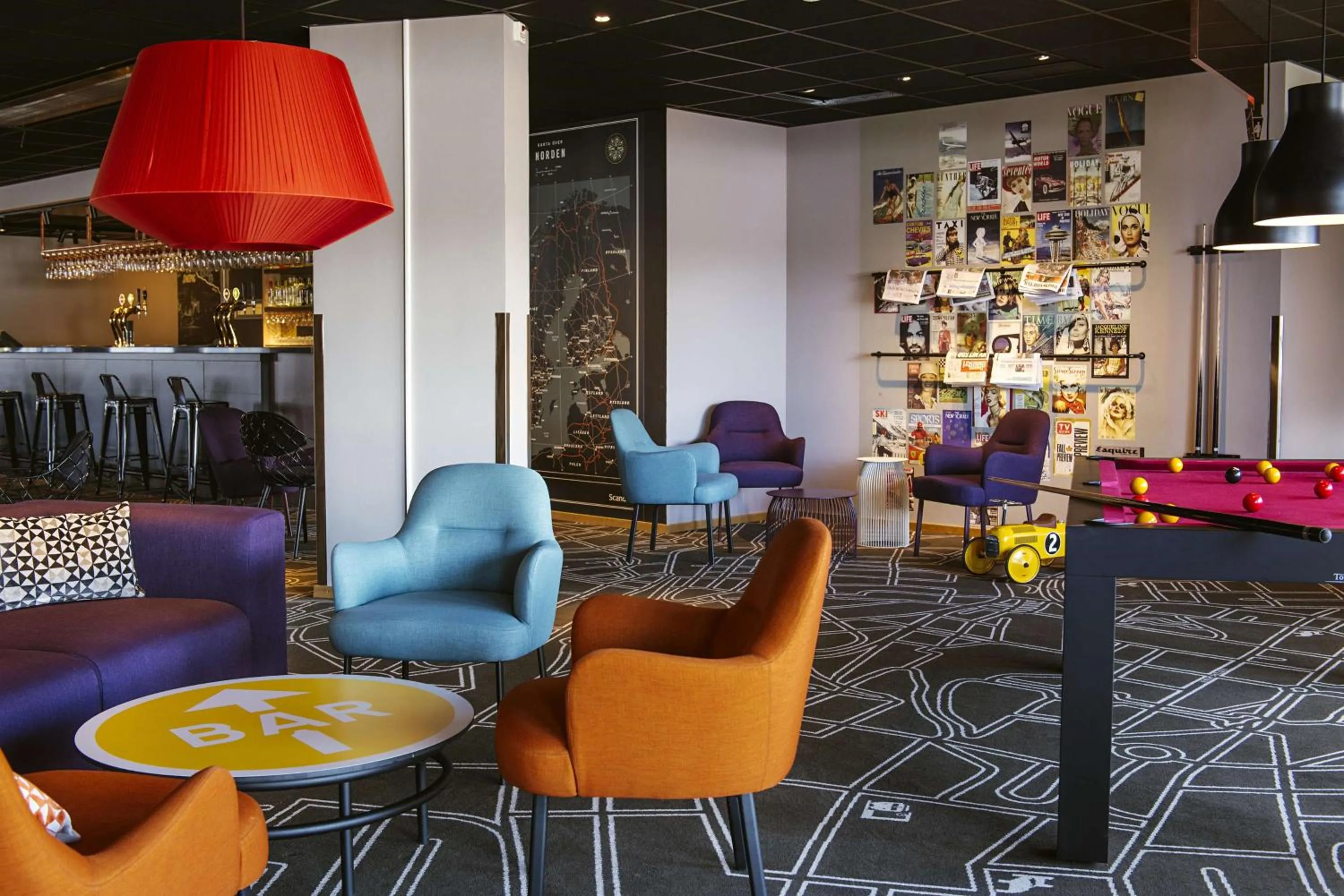 Lobby or reception in Scandic Elmia