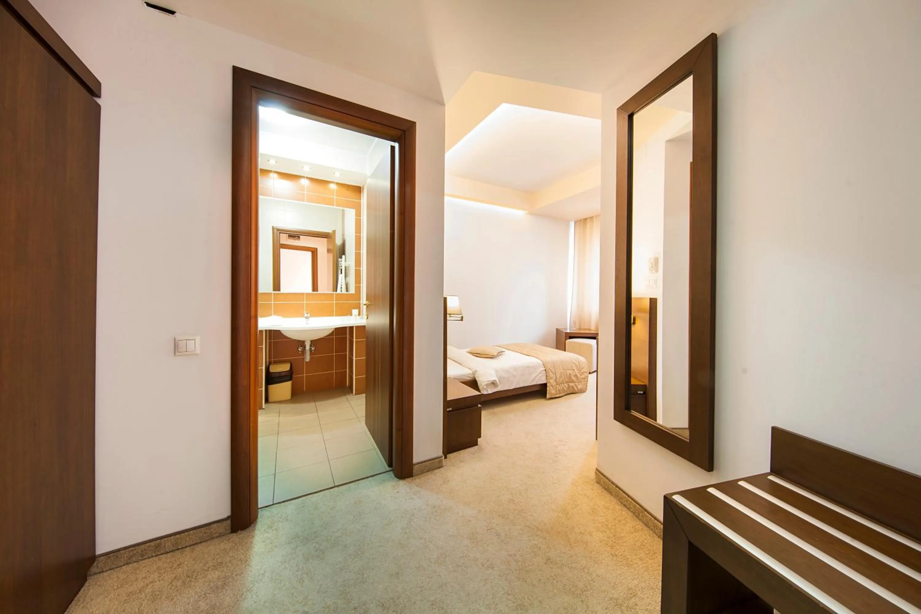 Photo of the whole room, Bed in Hotel Yesterday