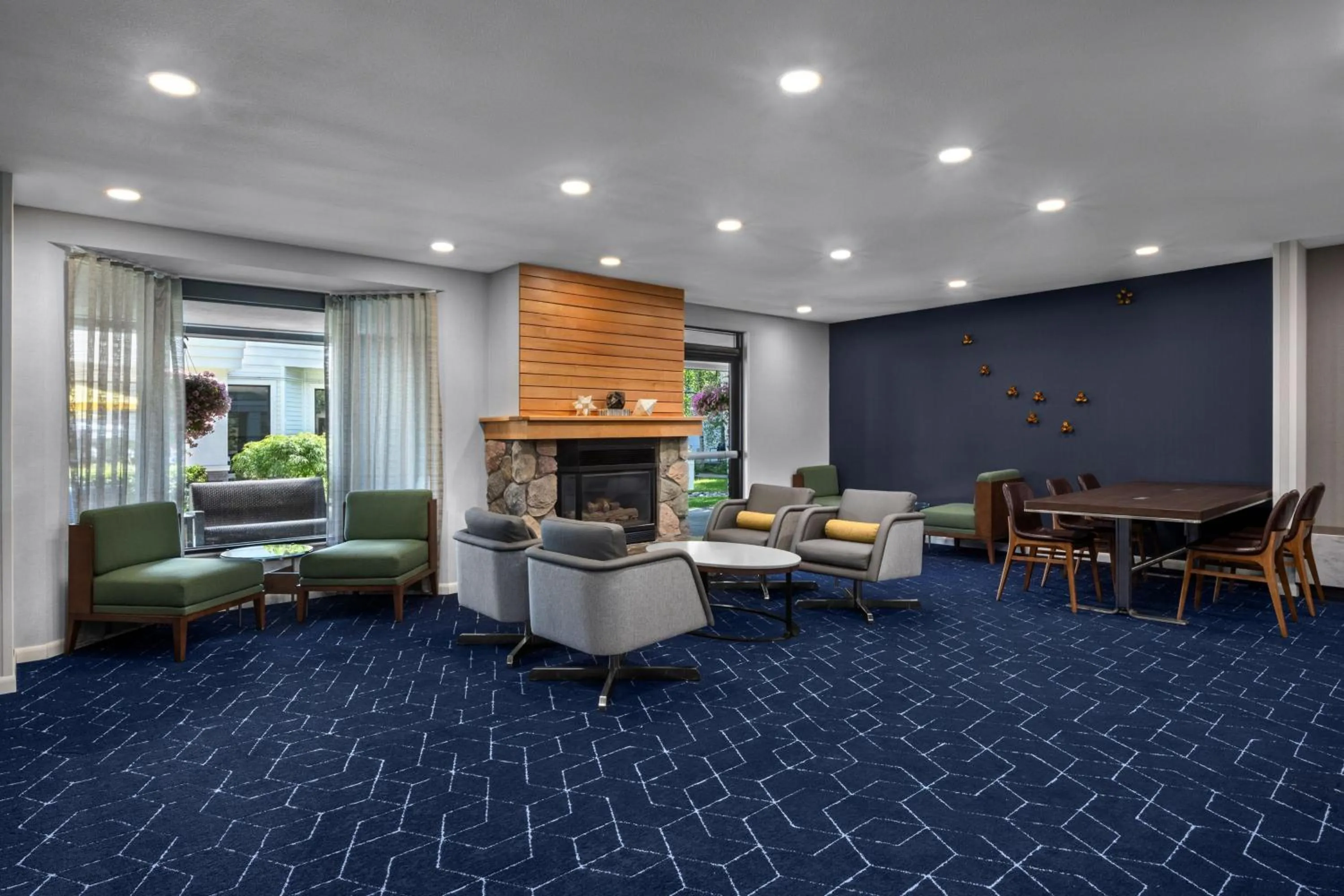 Lobby or reception in Courtyard by Marriott Anchorage Airport