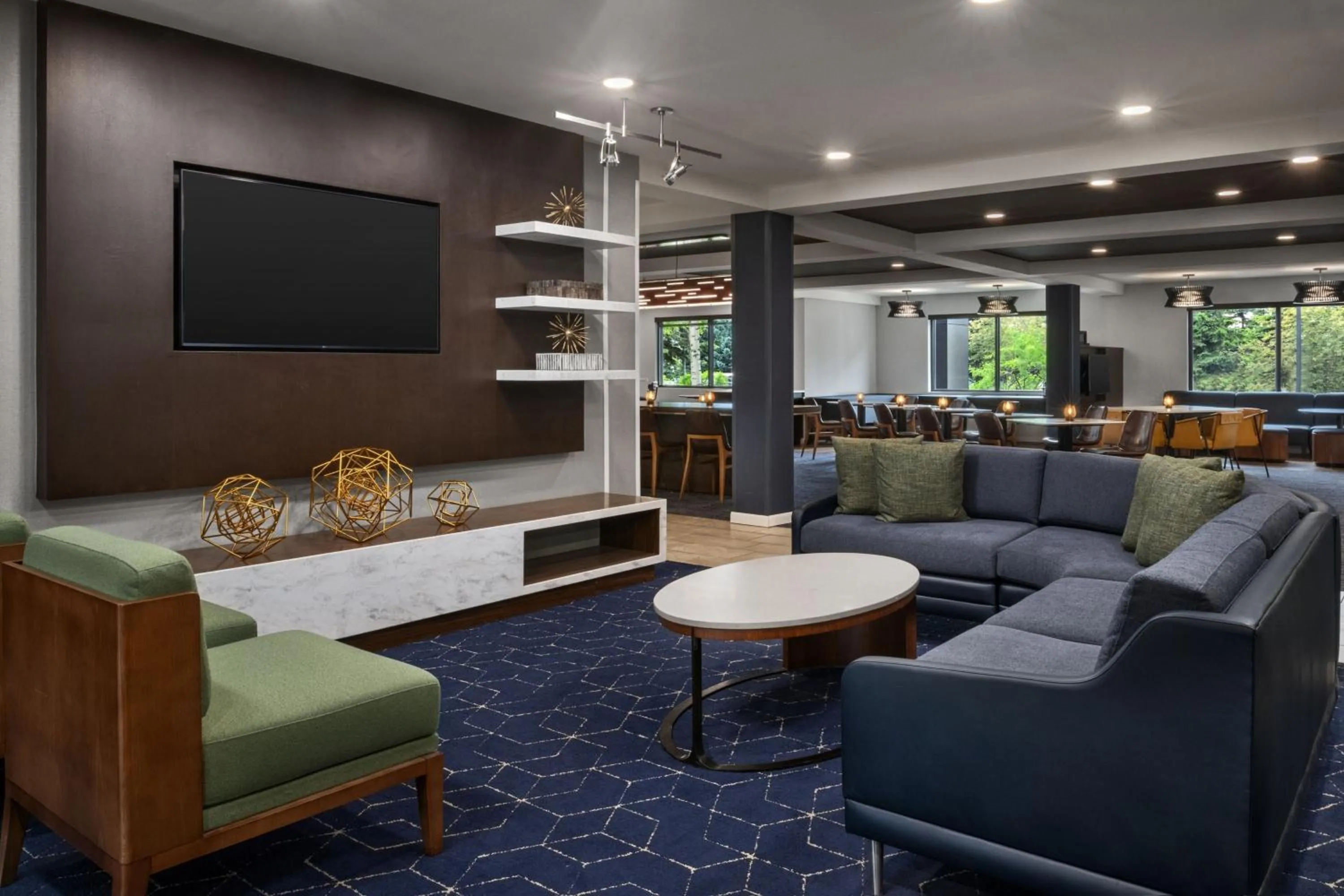 Lobby or reception in Courtyard by Marriott Anchorage Airport