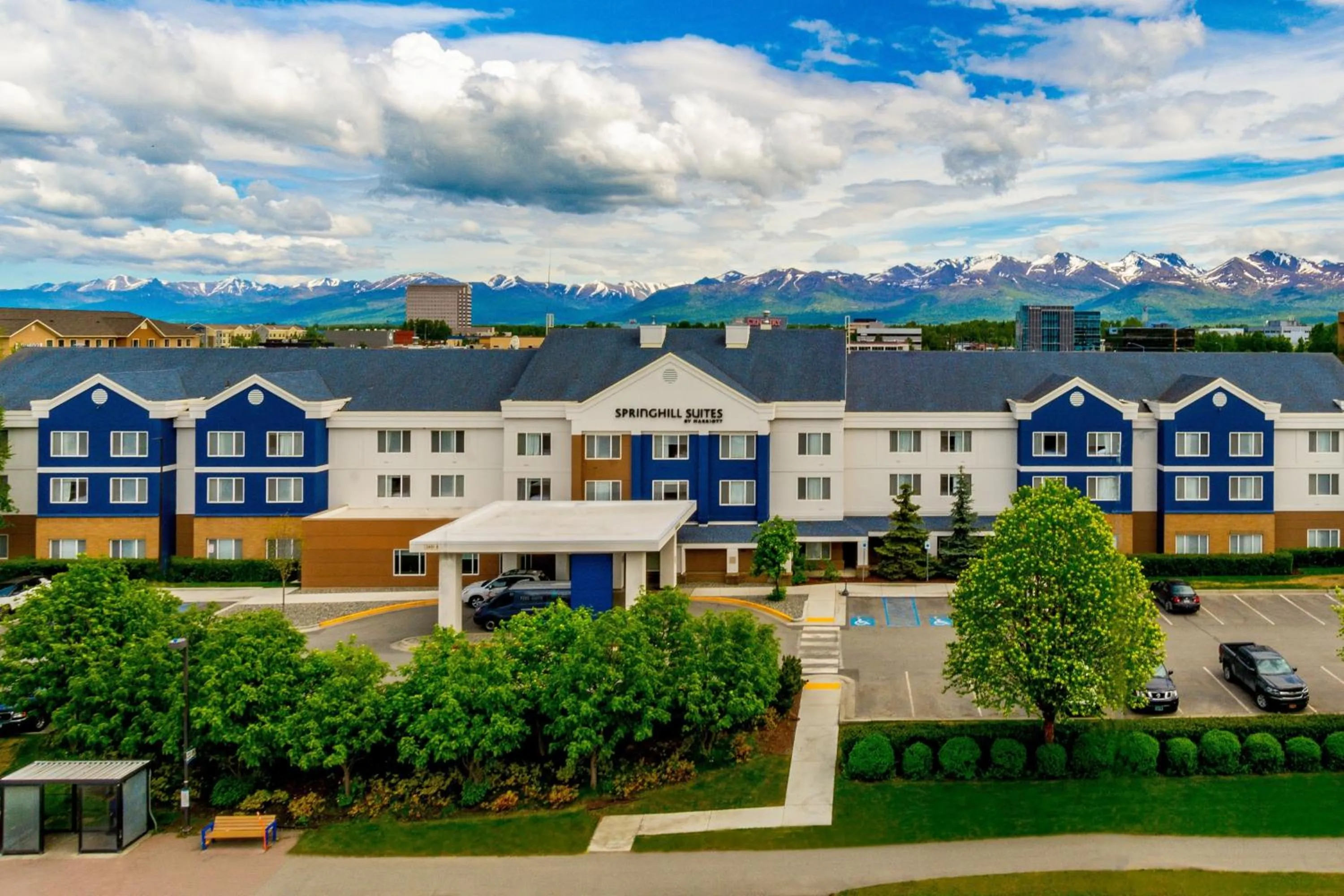 Property building in SpringHill Suites Anchorage Midtown