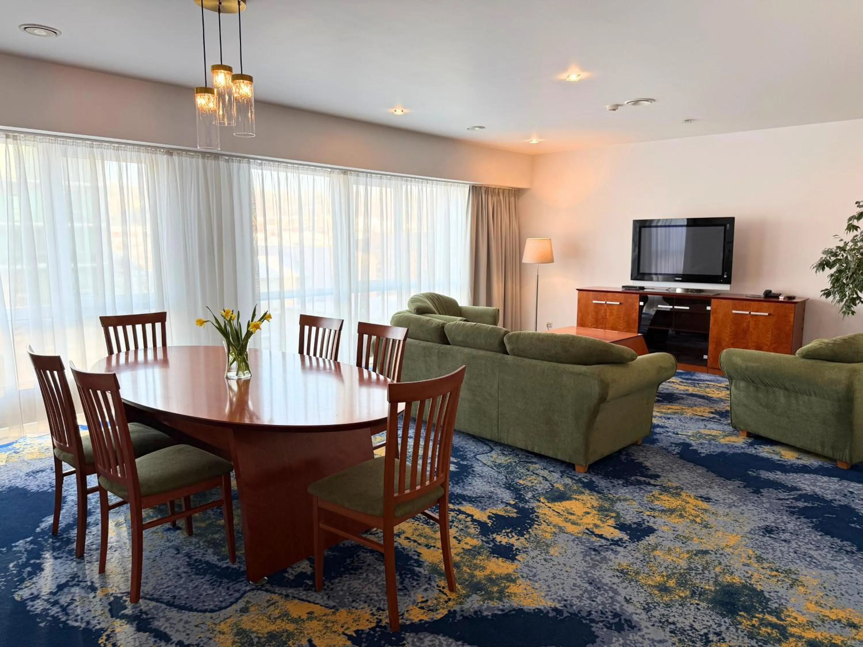 Communal lounge/ TV room in BEST BALTIC Kaunas