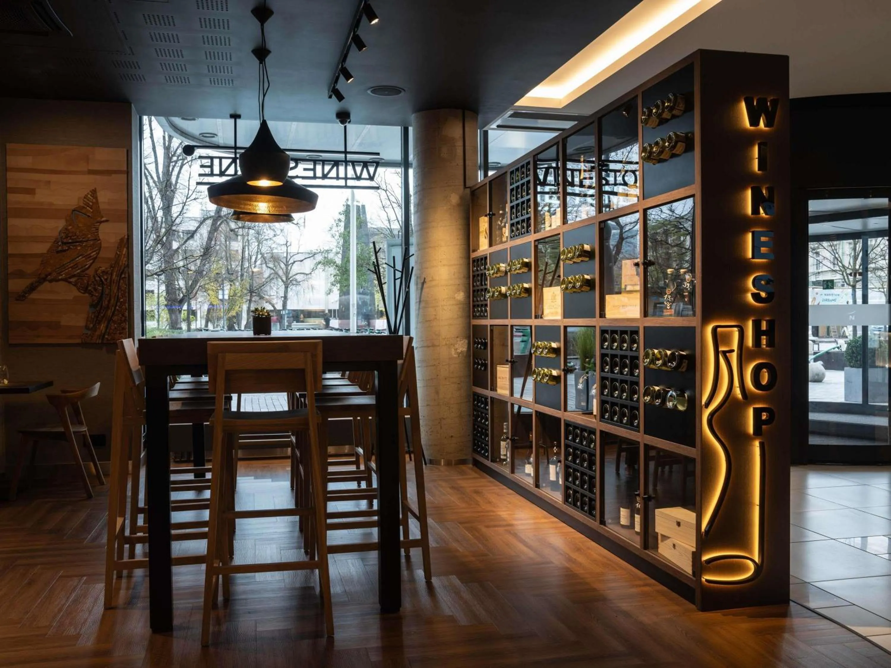 Lounge or bar in Novotel Vilnius Centre