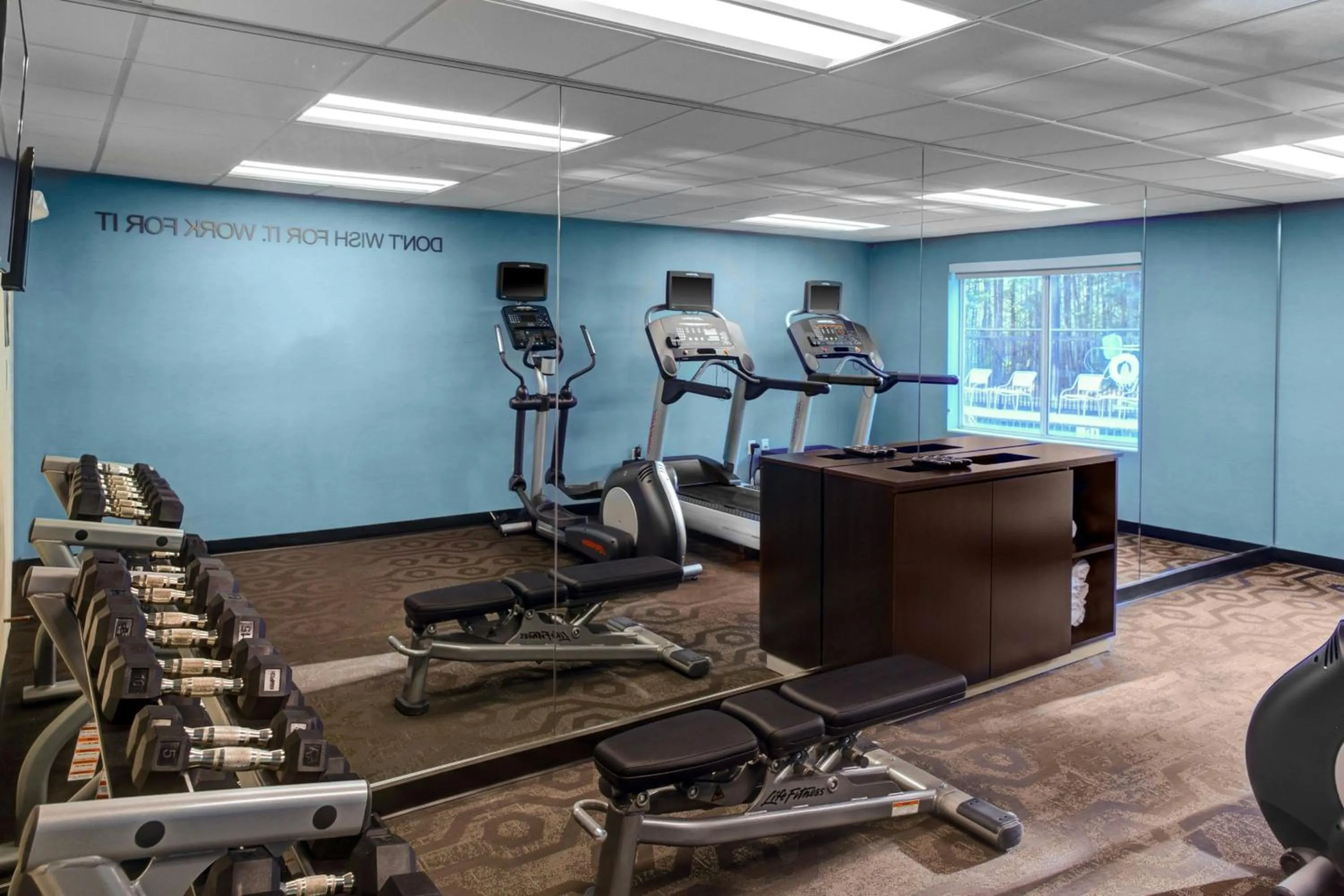 Fitness centre/facilities in Fairfield Inn & Suites by Marriott Atlanta Alpharetta