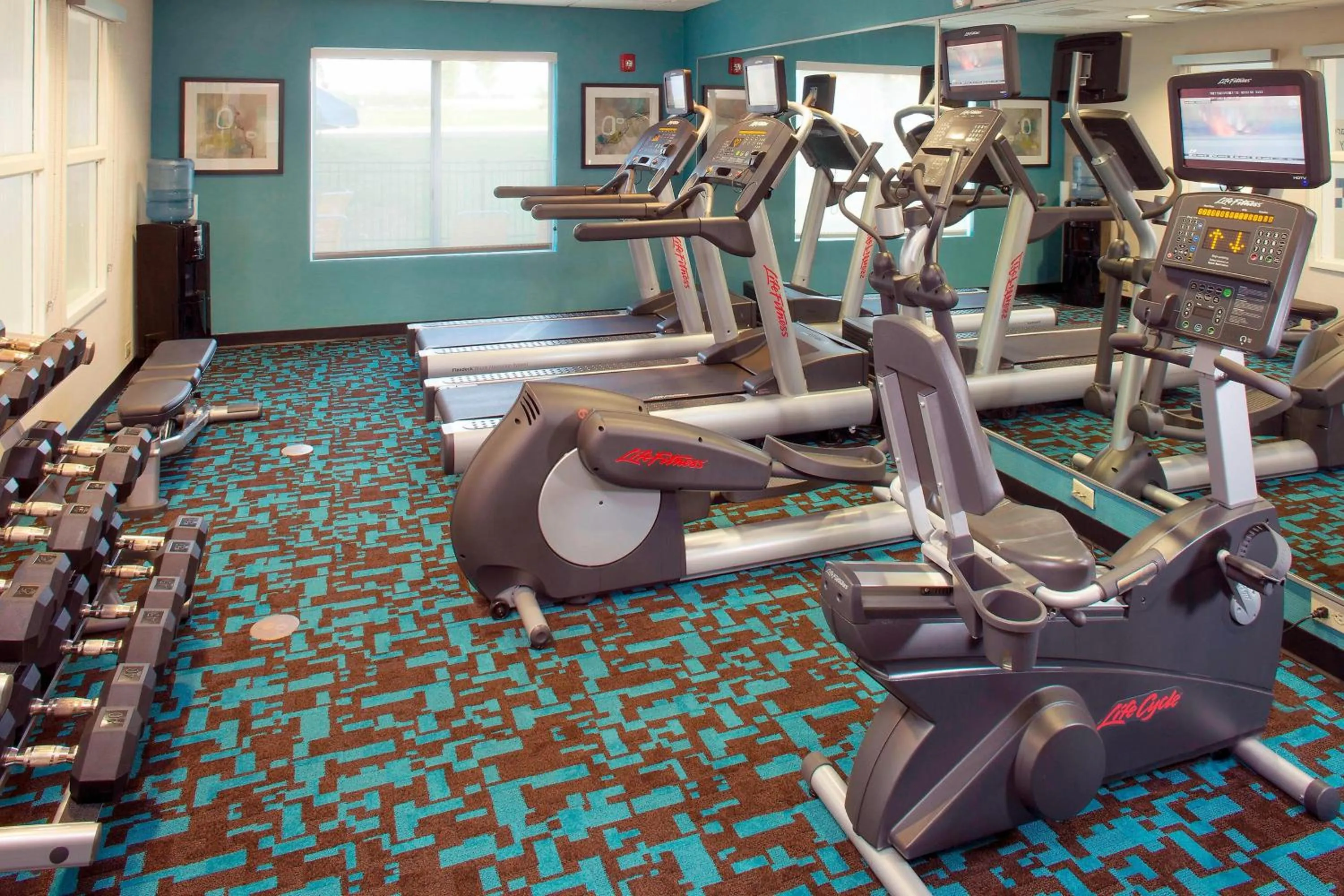 Fitness centre/facilities in Fairfield Inn & Suites Atlanta McDonough