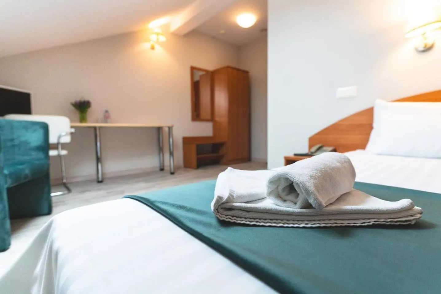 Bedroom, Bed in ARIBĖ Hotel Klaipėda, Free parking